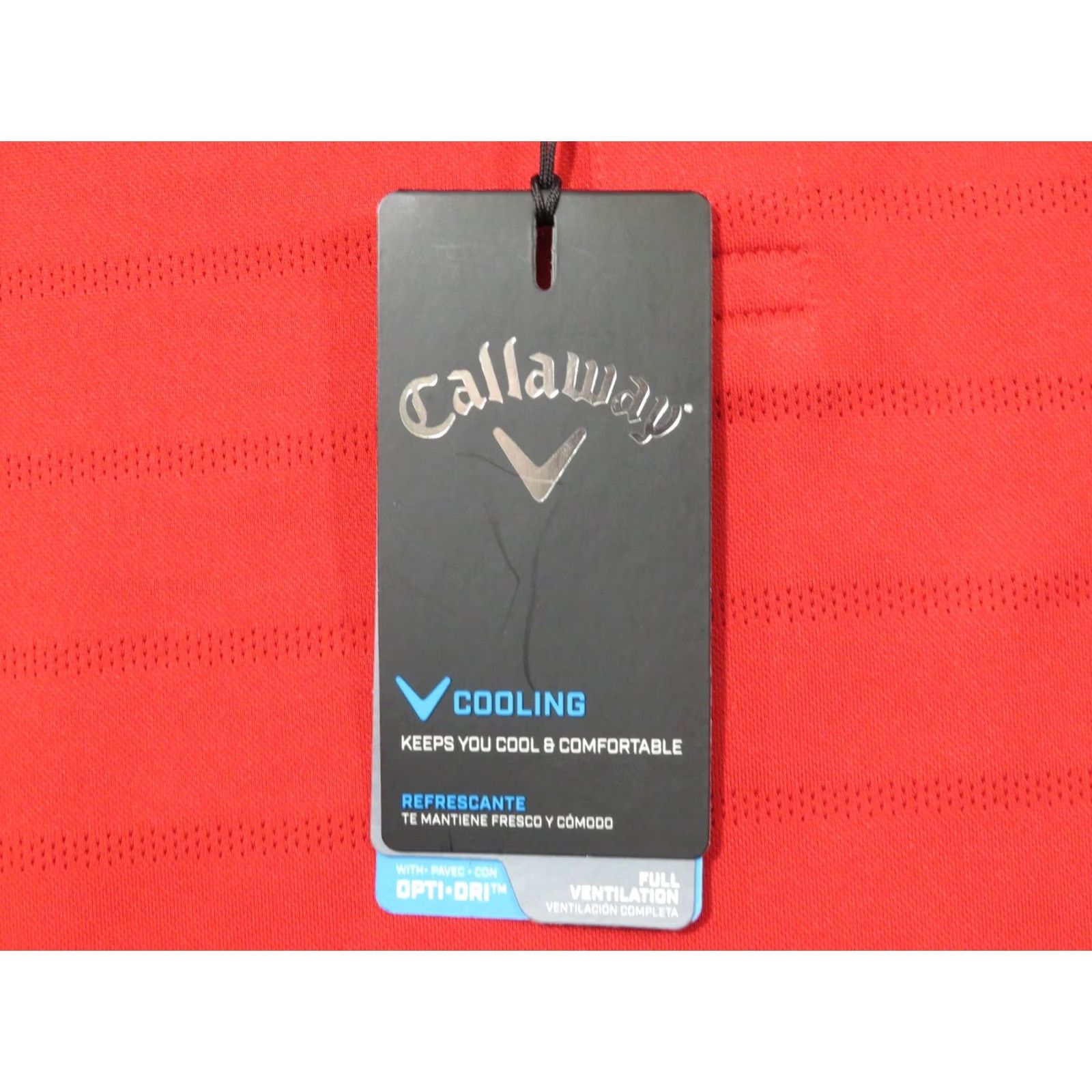 Callaway Callaway Polo Shirt Men 2XL Striped Red Breathable Short Sleeve Logo HyVee Golf Shirt Size US XXL / EU 58 / 5 - 5 Thumbnail