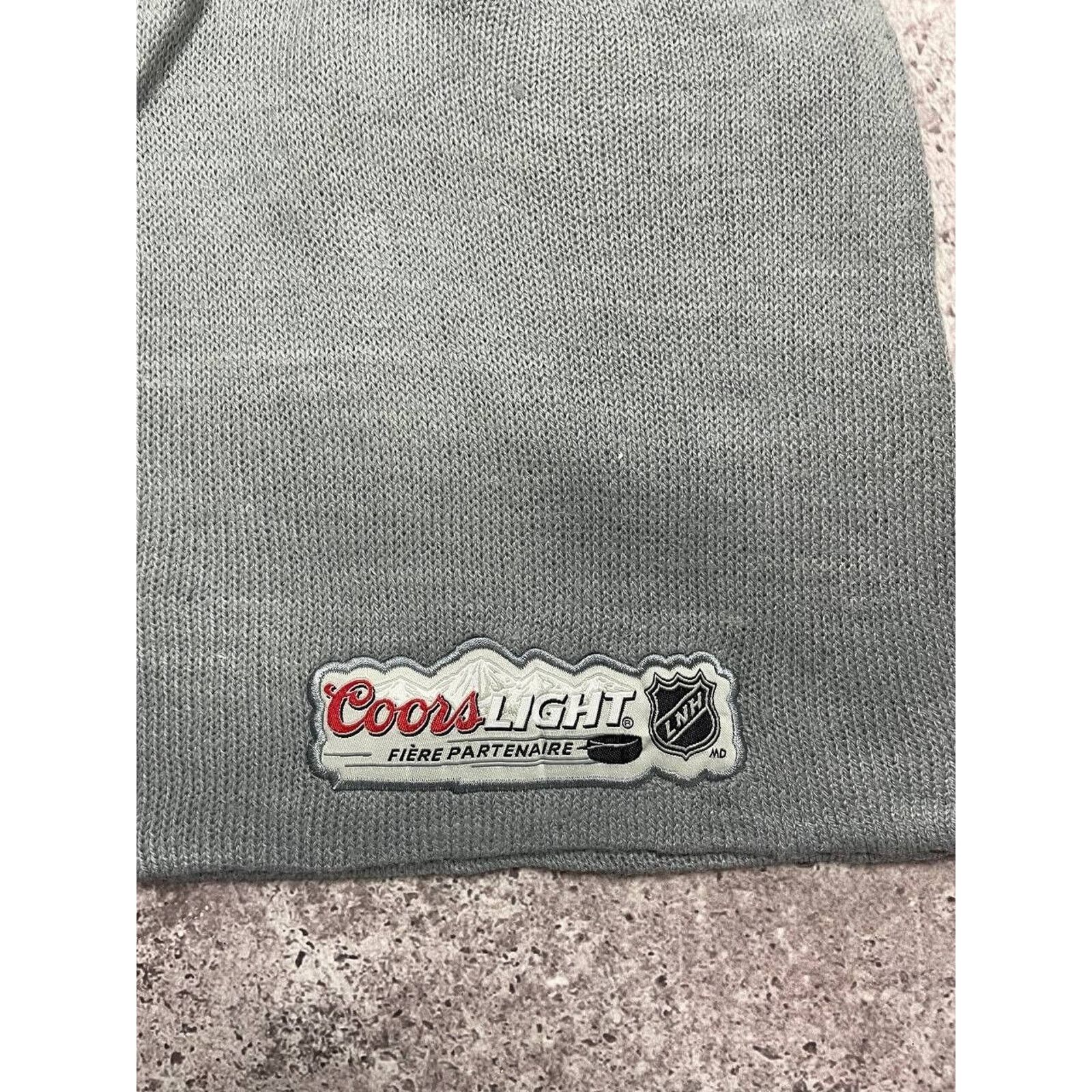 NHL × Vintage Vintage Arizona Coyotes Gray NHL Beanie Hat One Size Acrylic Size ONE SIZE - 3 Thumbnail
