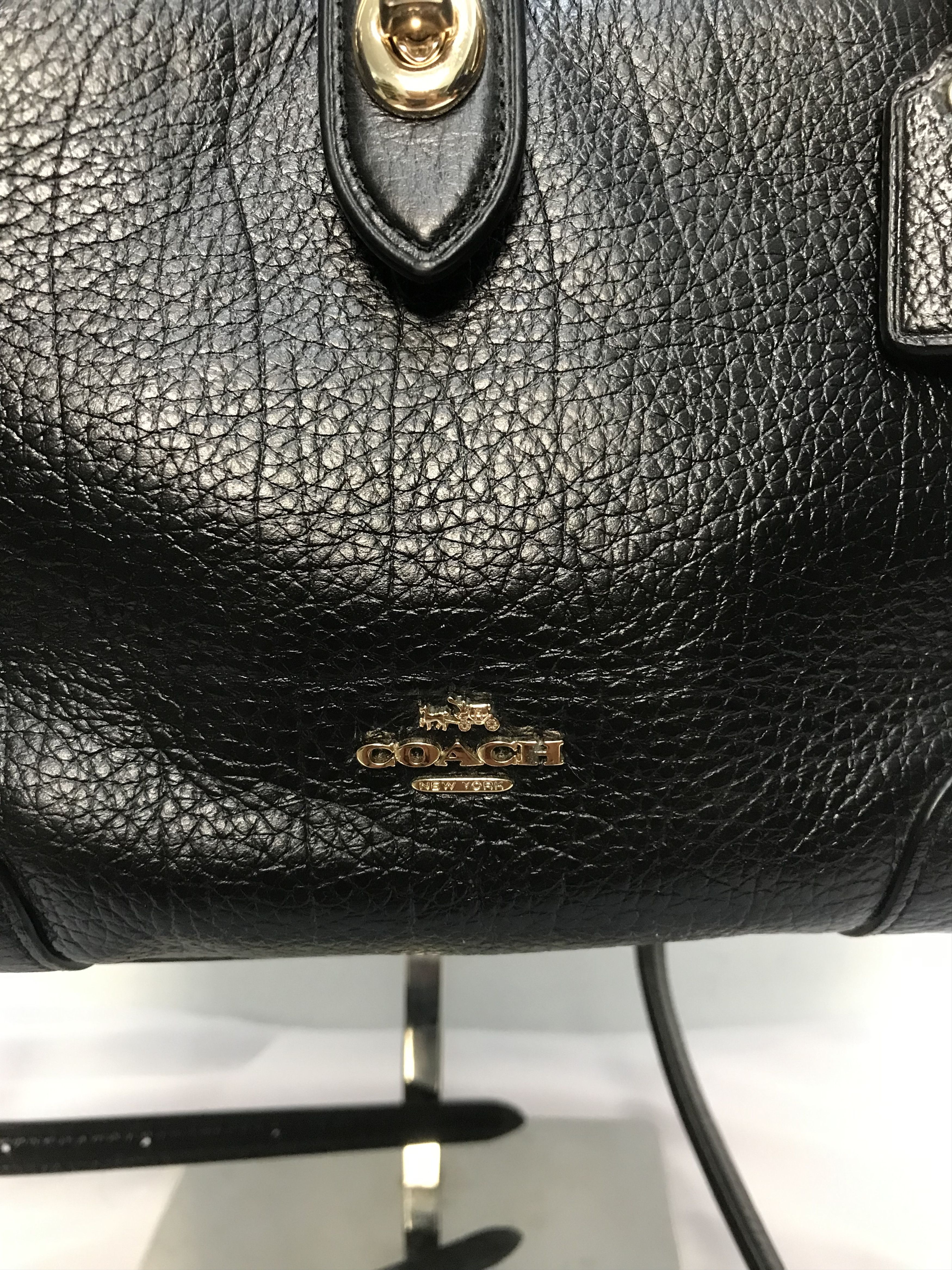 Coach Coach Leather Black Sling/Tote Bag Size ONE SIZE - 10 Thumbnail