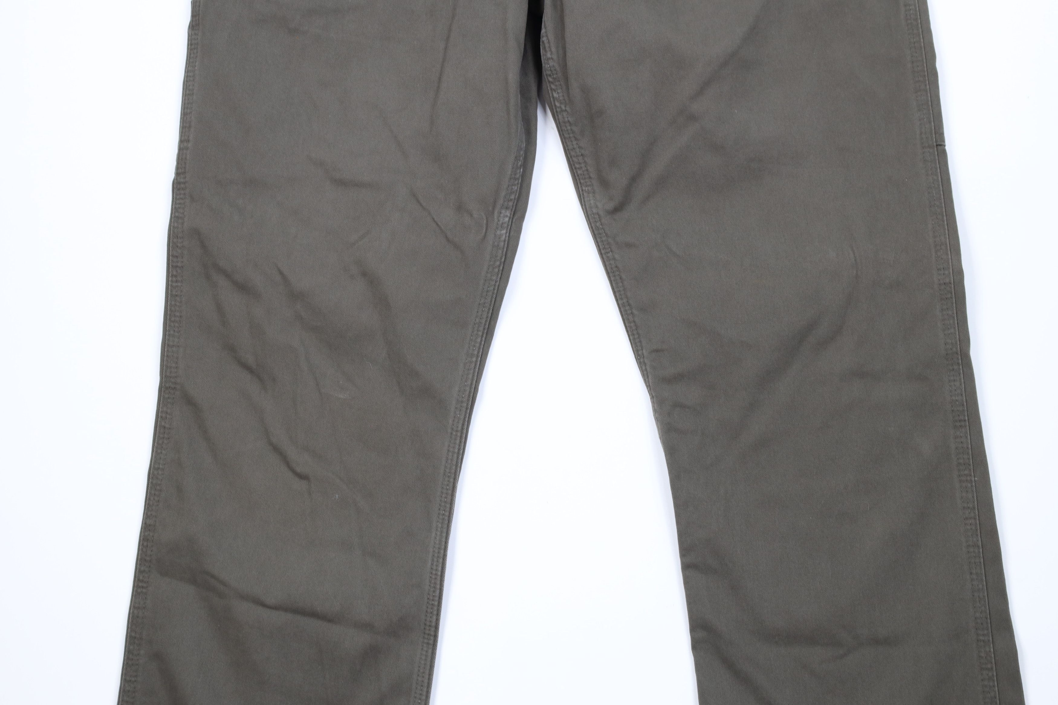 Carhartt Vintage Y2K Carhartt Spell Out Wide Leg Dungaree Chino Pants Size US 34 / EU 50 - 3 Thumbnail