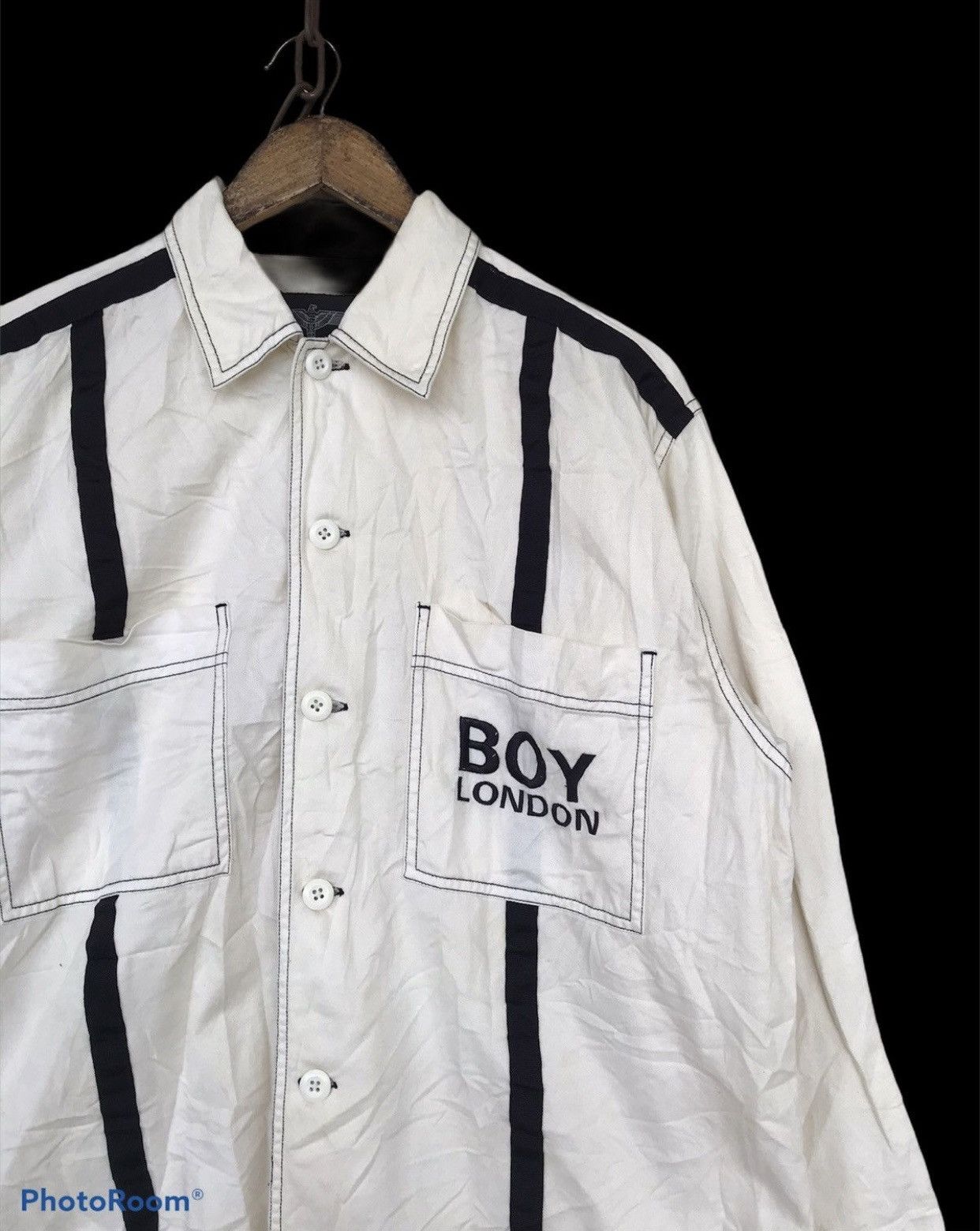 Boy London Vintage 90s Boy London Button Shirt Size US L / EU 52-54 / 3 - 4 Thumbnail