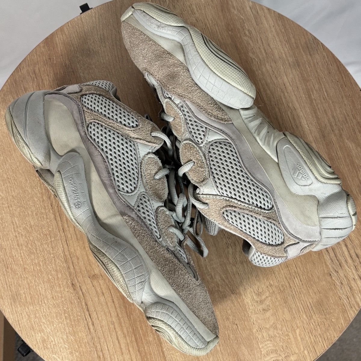 Adidas × Kanye West Adidas Yeezy 500 Salt Used 9.5M Size US 9.5 / EU 42-43 - 3 Thumbnail