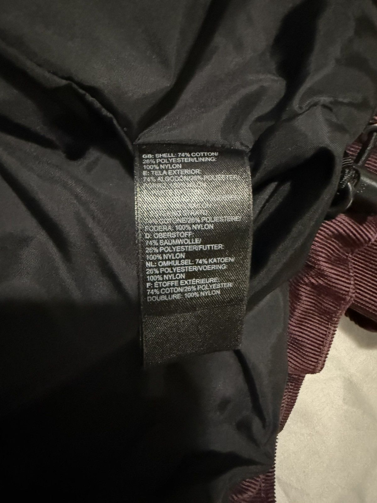 Supreme × The North Face Supreme The North Face Corduroy Mountain Shell Dark Purple M Size US M / EU 48-50 / 2 - 7 Thumbnail