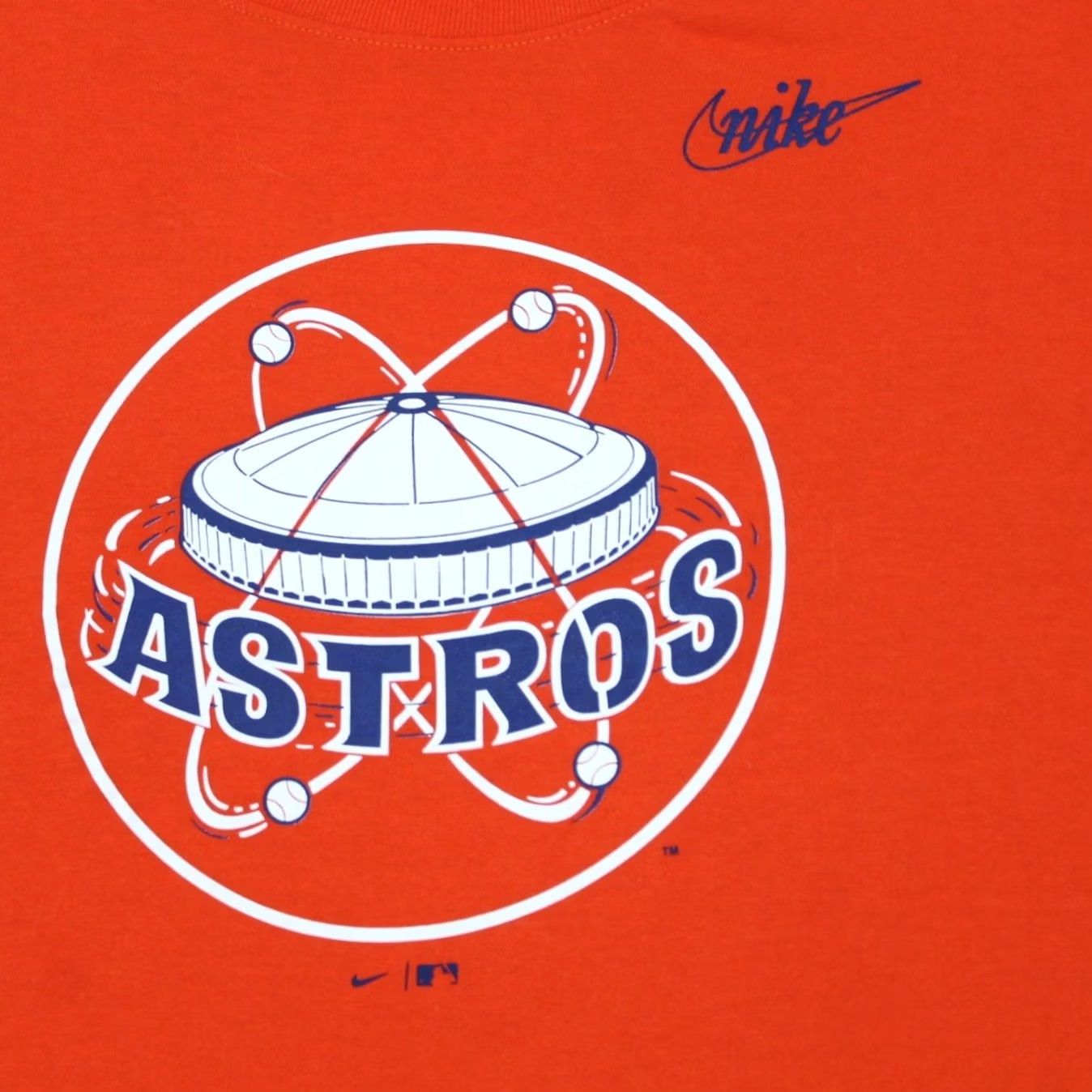 Nike Nike Houston Astros Shirt Mens 2XL XXL Orange 100% Cotton Short Sleeve Pullover Shirt Size US XXL / EU 58 / 5 - 7 Thumbnail