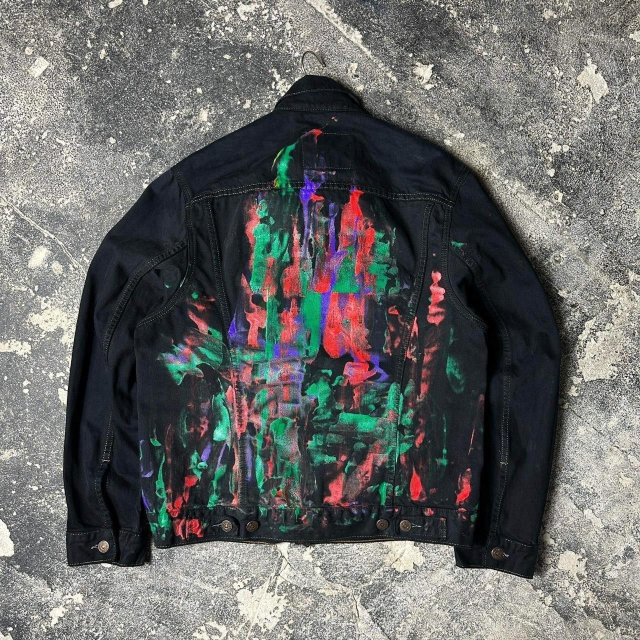 Levi's Levis custom Jacket handpainted custom jeans size m Size US M / EU 48-50 / 2 - 1 Thumbnail