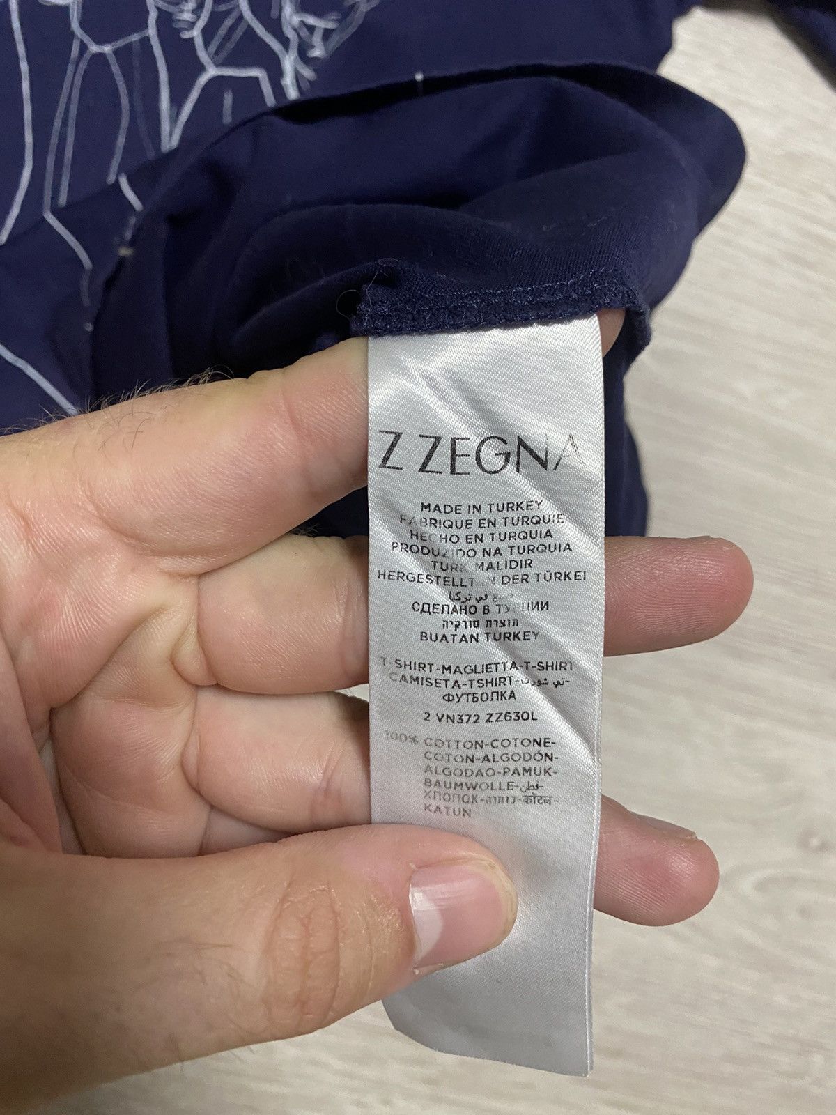 Ermenegildo Zegna Vintage Z Zegna T-shirt people Size S Ermenegildo Size US S / EU 44-46 / 1 - 8 Thumbnail