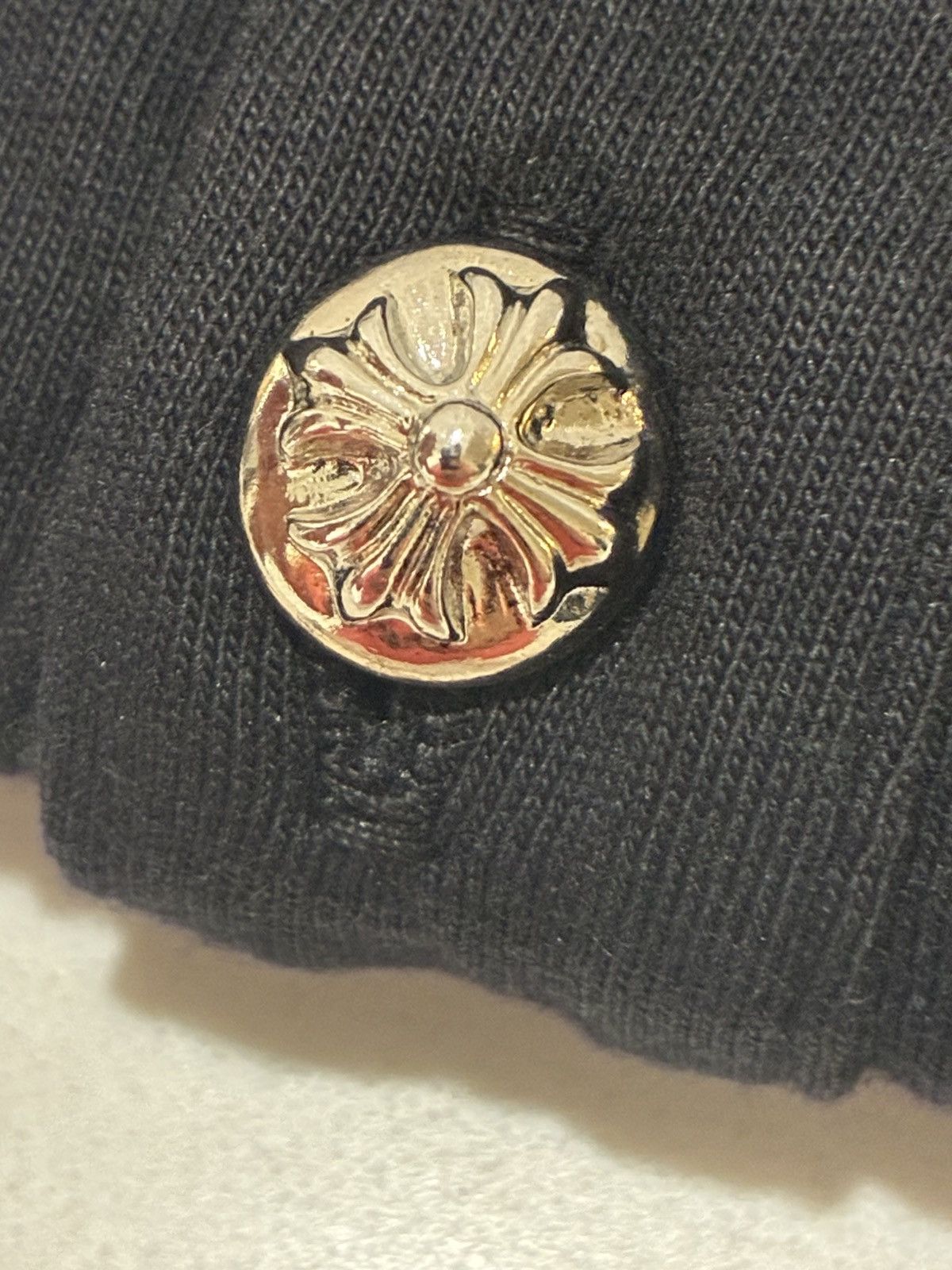 Chrome Hearts Chrome Hearts Polo Shirt with silver Cross Ball Buttons Size US S / EU 44-46 / 1 - 7 Thumbnail