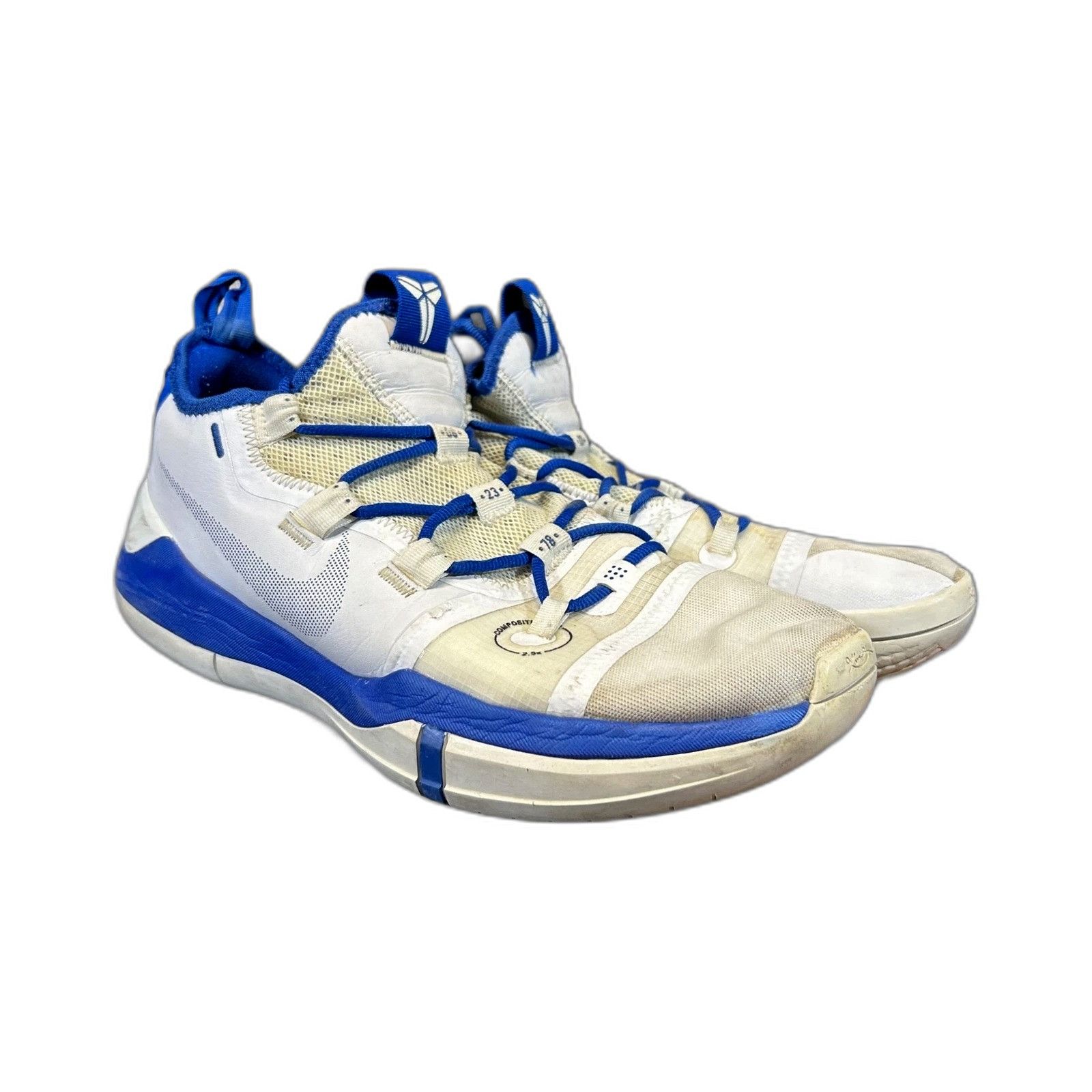 Nike Nike Kobe A.D. TB White Blue Basketball Athletic Shoes Sneak Size US 10 / EU 43 - 2 Thumbnail