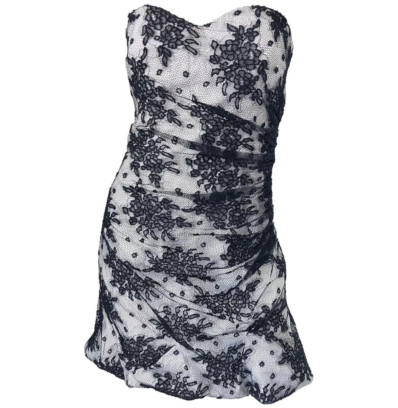 Dolce & Gabbana Dolce & Gabbana D&G Lace Bustier Small Medium Corset Dress Size S / US 4 / IT 40 - 2 Thumbnail