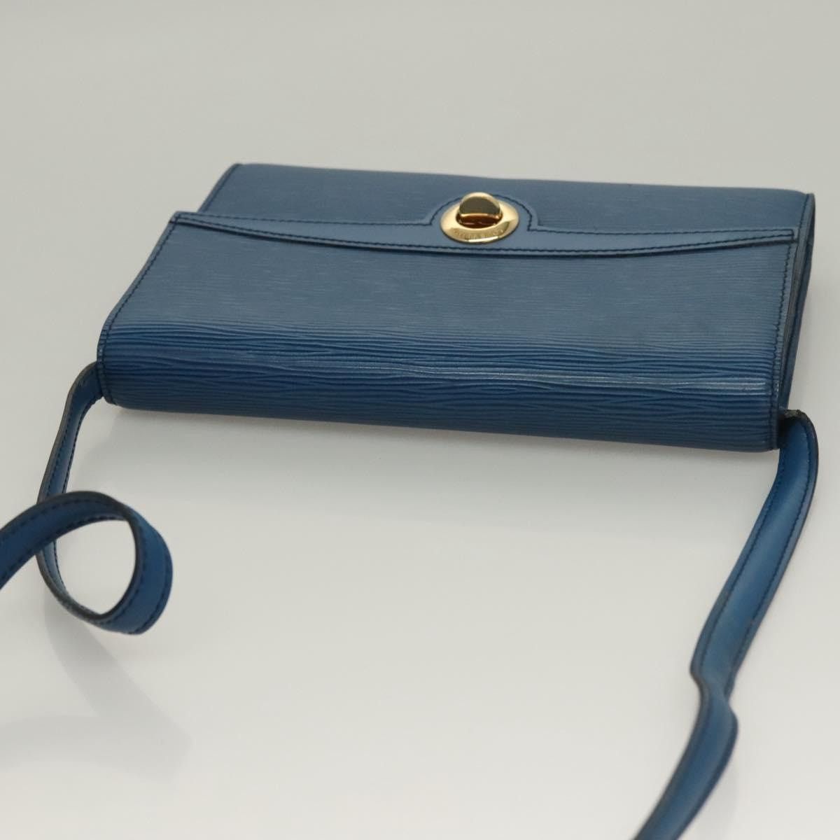 Louis Vuitton LOUIS VUITTON Epi Pochette Arche Shoulder Bag Blue M52575 Size ONE SIZE - 6 Thumbnail