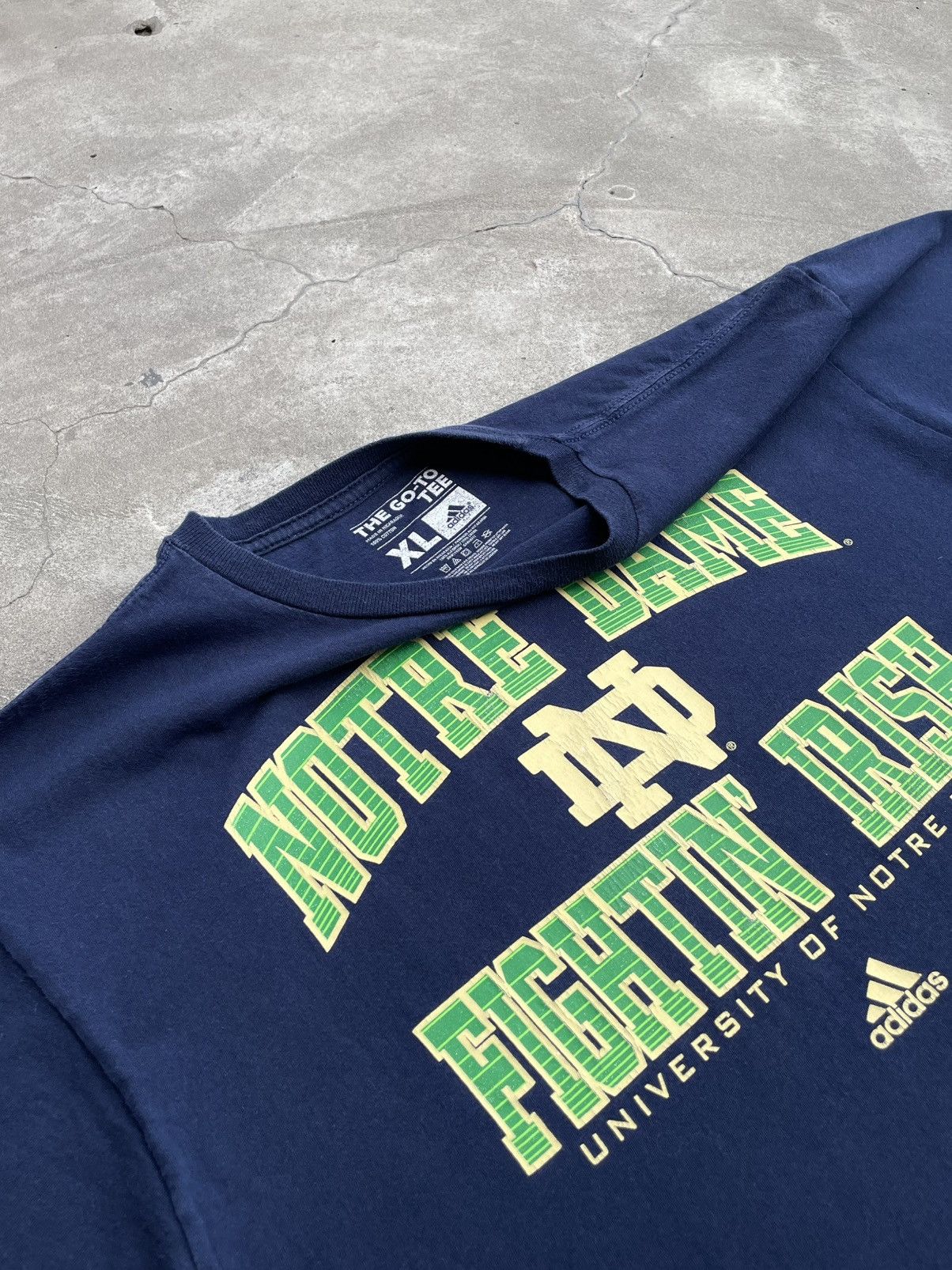 Adidas 2012 Adidas: University of Notre Dame Team Fighting Irish Size US XL / EU 56 / 4 - 3 Thumbnail