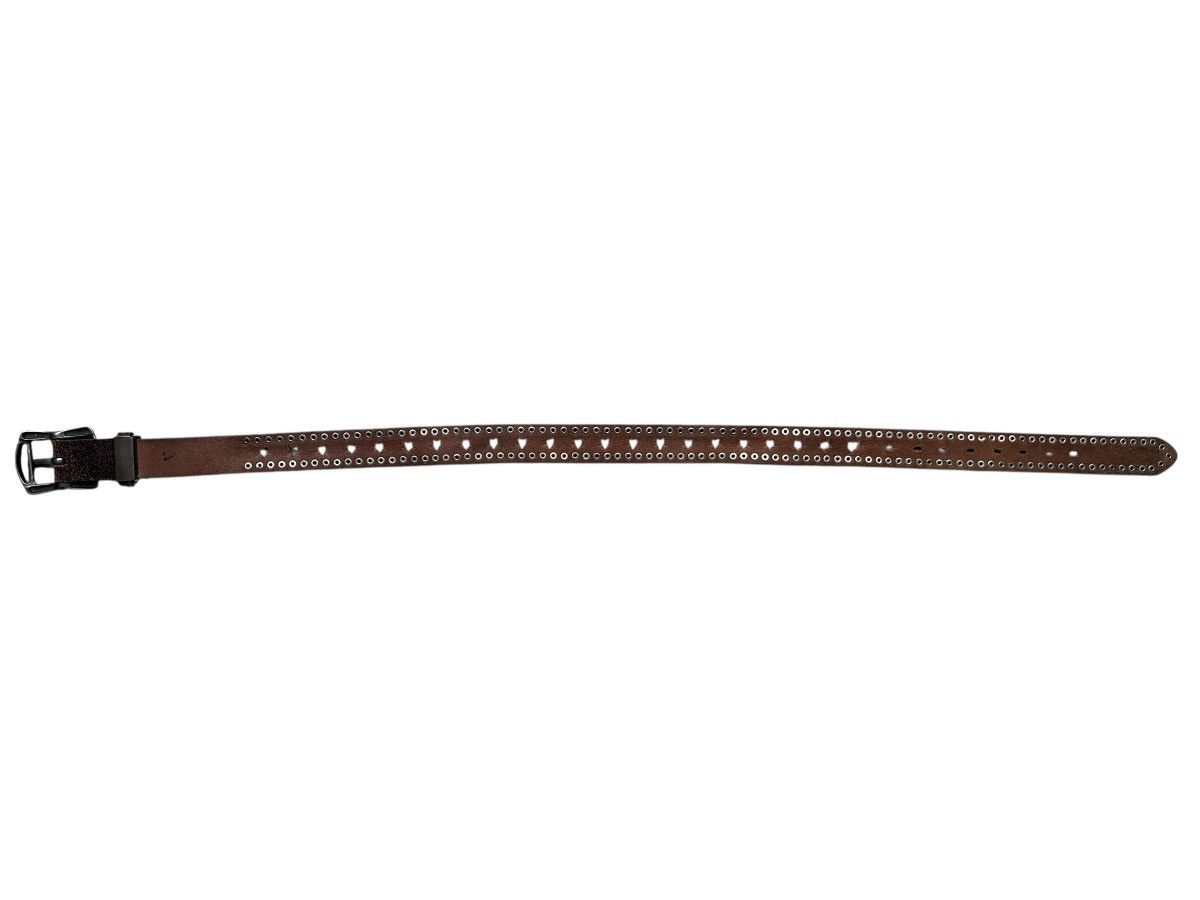 Vintage Vintage 90s Studded Leather Belt Size ONE SIZE - 3 Thumbnail