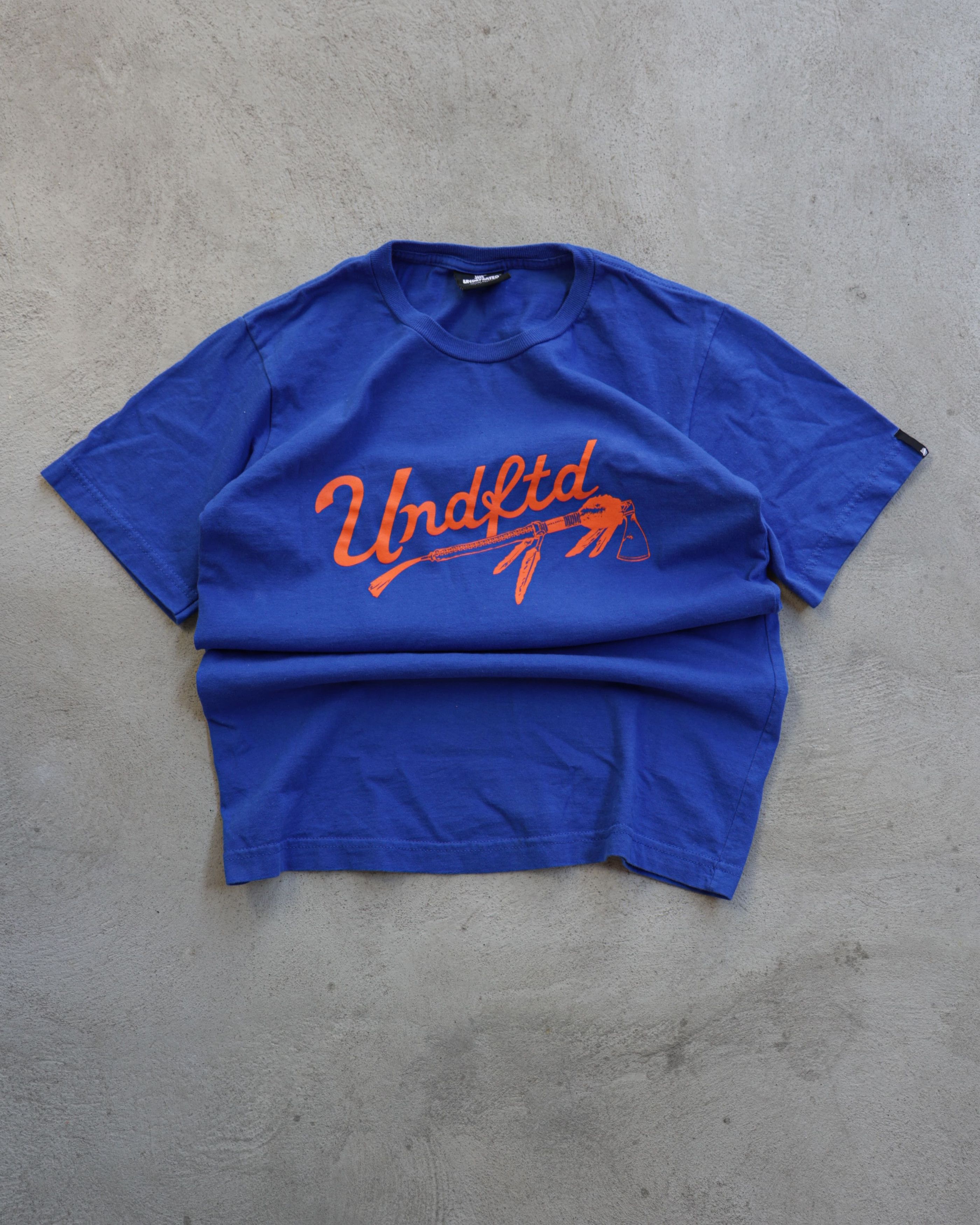 Undefeated UNDEFEATED Ax Blue Tee Size US S / EU 44-46 / 1 - 8 Thumbnail