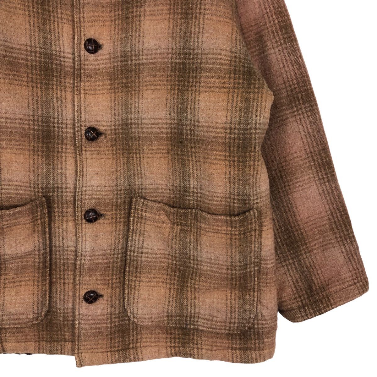 Japanese Brand Vintage Work Chore Jacket Uniqlo Issey Miyake Tartan Design Size US M / EU 48-50 / 2 - 5 Thumbnail
