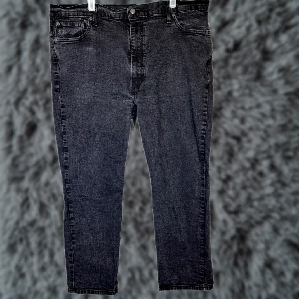 Levi's VINTAGE? Levi’s 541 Men’s Jeans 42x30 Black Denim Stretch Mid-Rise Straight Leg Mens Jeans Black Denimi Stretch Denim Jeans 541 Modern Outdoor Theme Size US 42 / EU 58 - 1 Thumbnail