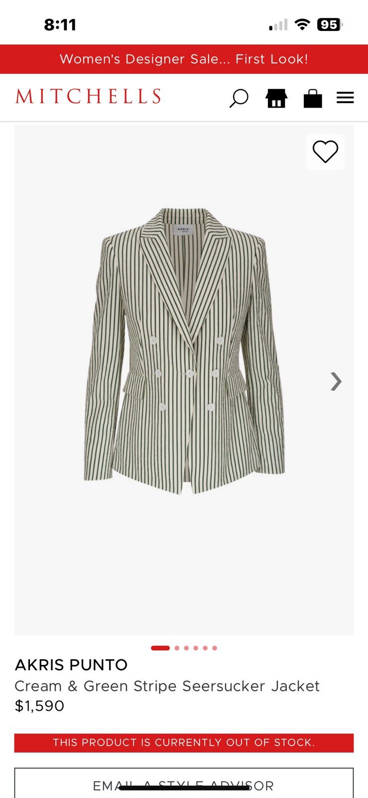 Akris Akris Punto women’s Seersucker Suit Size M / US 6-8 / IT 42-44 - 21 Thumbnail