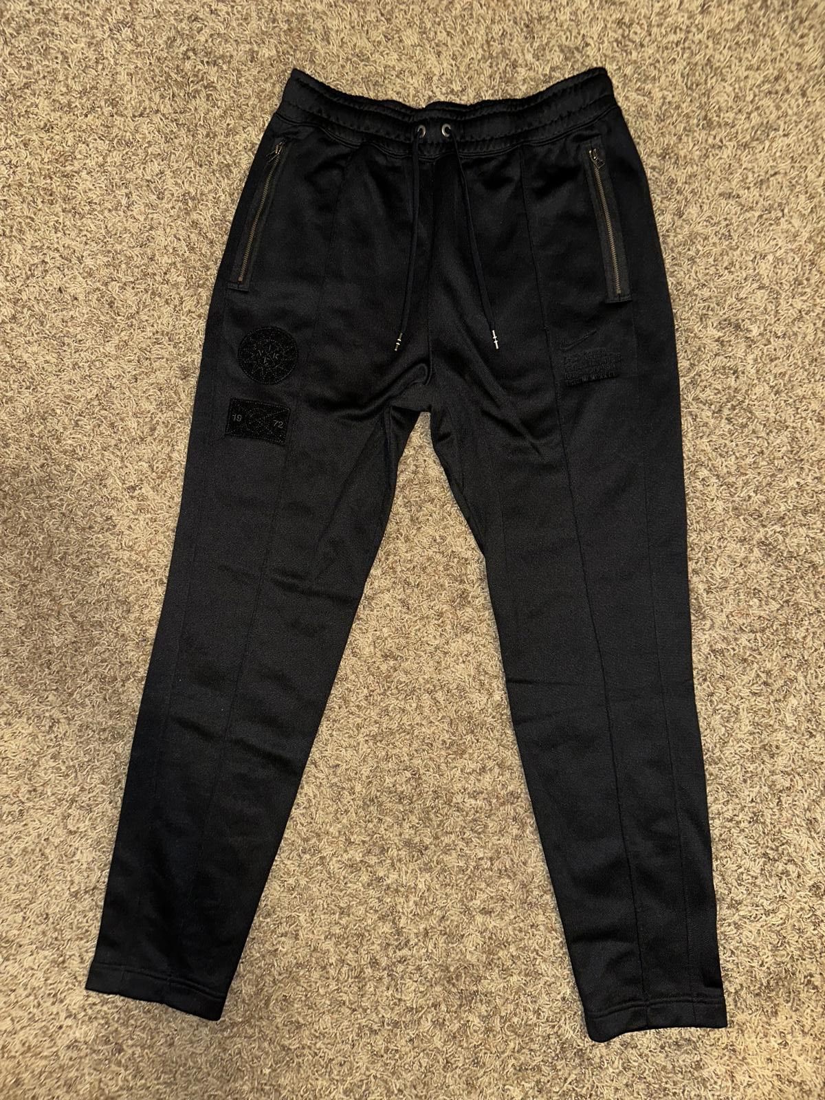 Nike Nike N-72 Athletics Unit French Terry Black Pants Sample Size US 32 / EU 48 - 1 Thumbnail