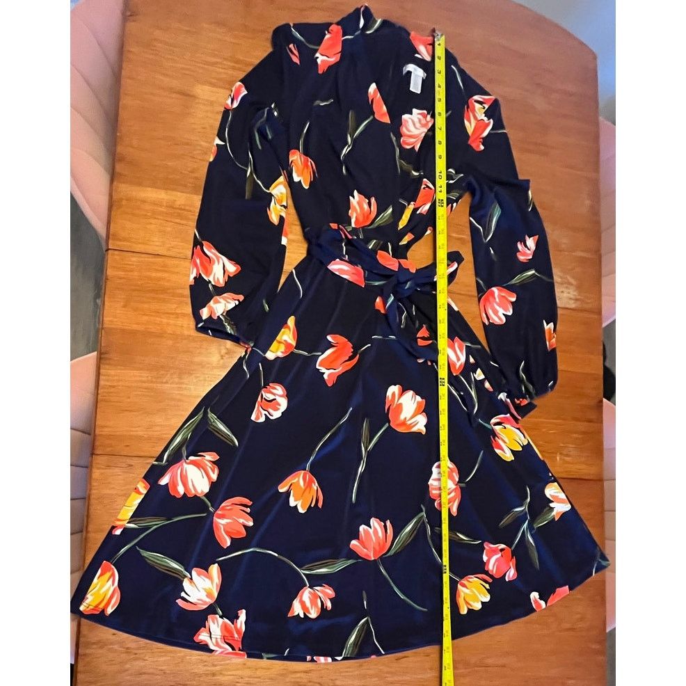 Other London Times Blue Floral Dress – Pink Print Size 4 Size S / US 4 / IT 40 - 4 Thumbnail