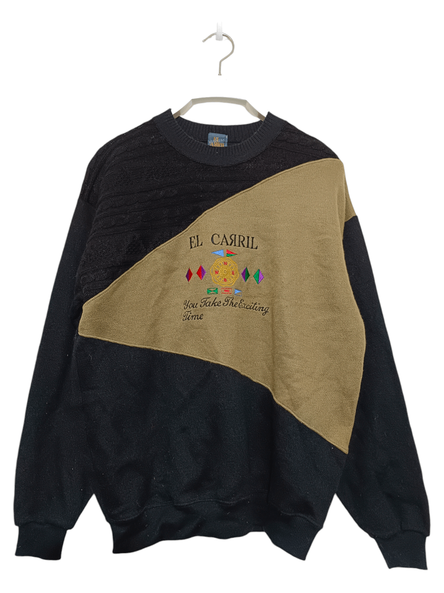 If Six Was Nine × Japanese Brand Vintage Japanese Brand El Carril Sweatshirt Size US L / EU 52-54 / 3 - 1 Thumbnail
