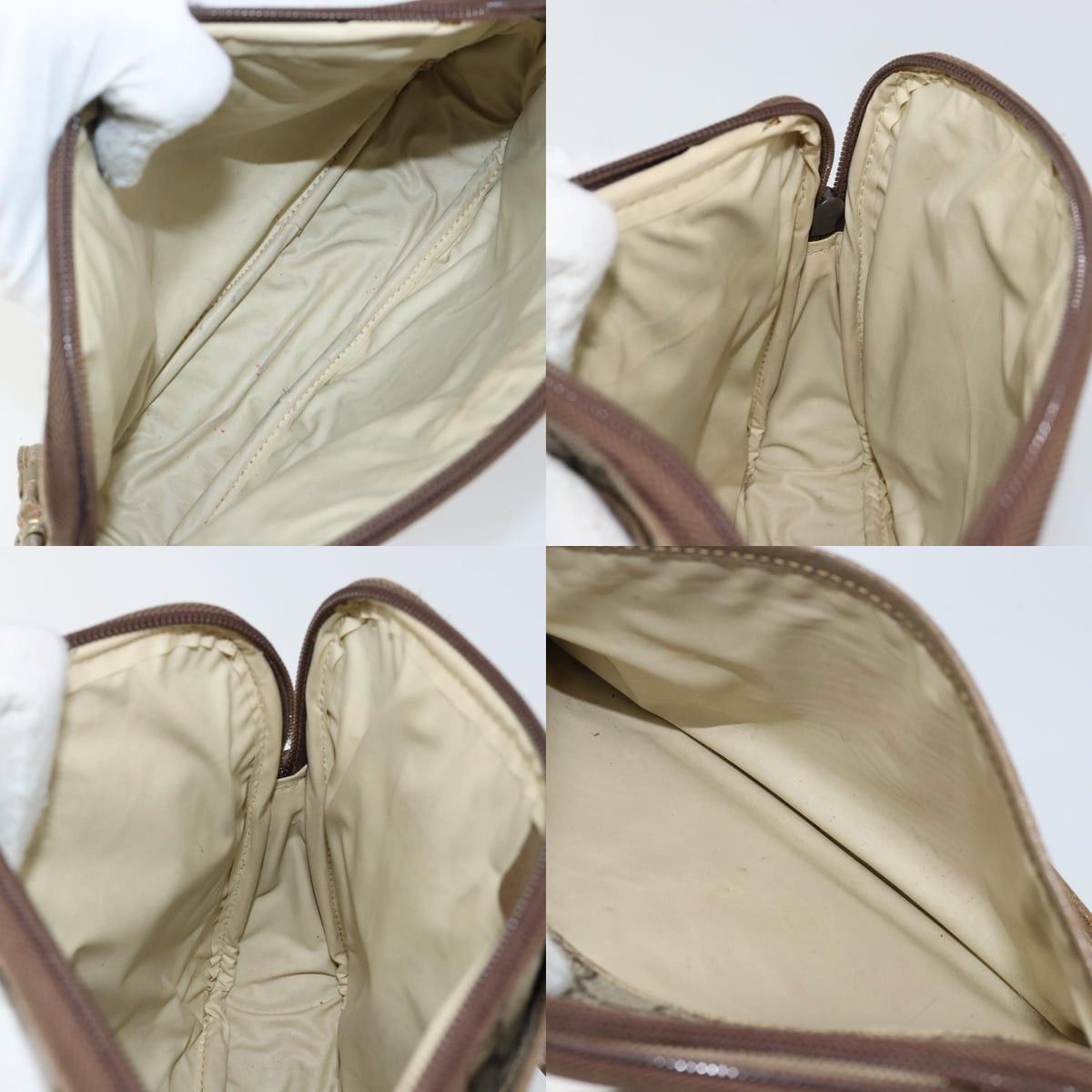 Gucci GUCCI GG Plus Supreme Shoulder Bag Pvc Leather Beige Gold Size ONE SIZE - 12 Thumbnail
