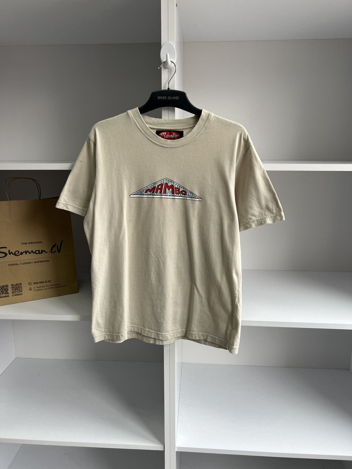 Mambo × Vintage Vintage Mambo Big Print Logo Streetwear Tee Size US M / EU 48-50 / 2 - 3 Thumbnail