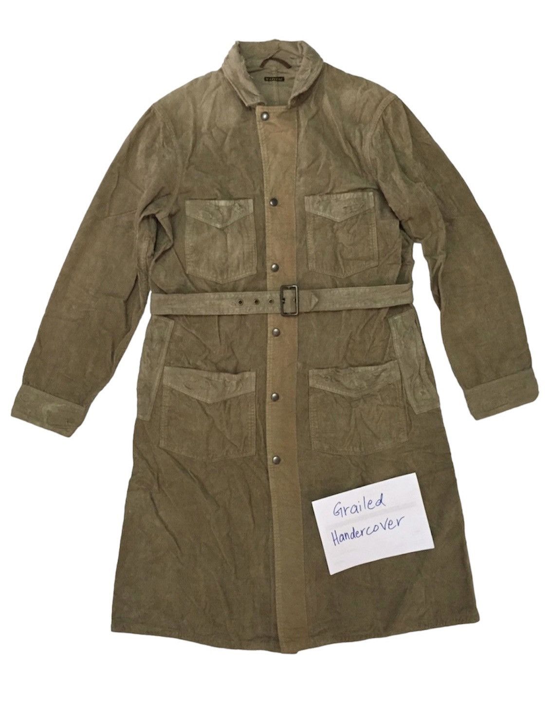 Kapital Vtg Distress Boro Style Kapital Corduroy Long Jacket Belted Size US M / EU 48-50 / 2 - 1 Thumbnail