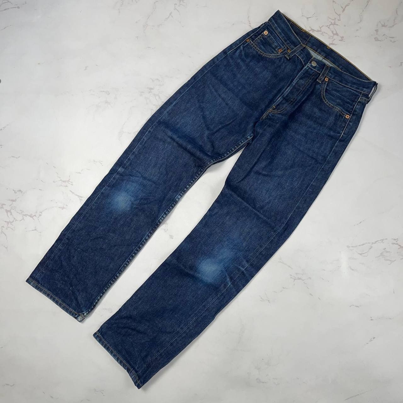 Levi's Levis Vintage Denim Jeans 501 Y2k Streetwear Bootcut Style Size 29" - 2 Thumbnail