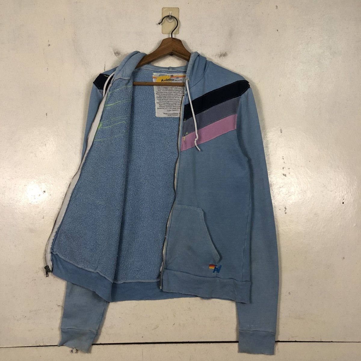 Vintage 📌Vintage Zipper Hoodie Aviator Nation Military Big Logo Size US M / EU 48-50 / 2 - 13 Thumbnail