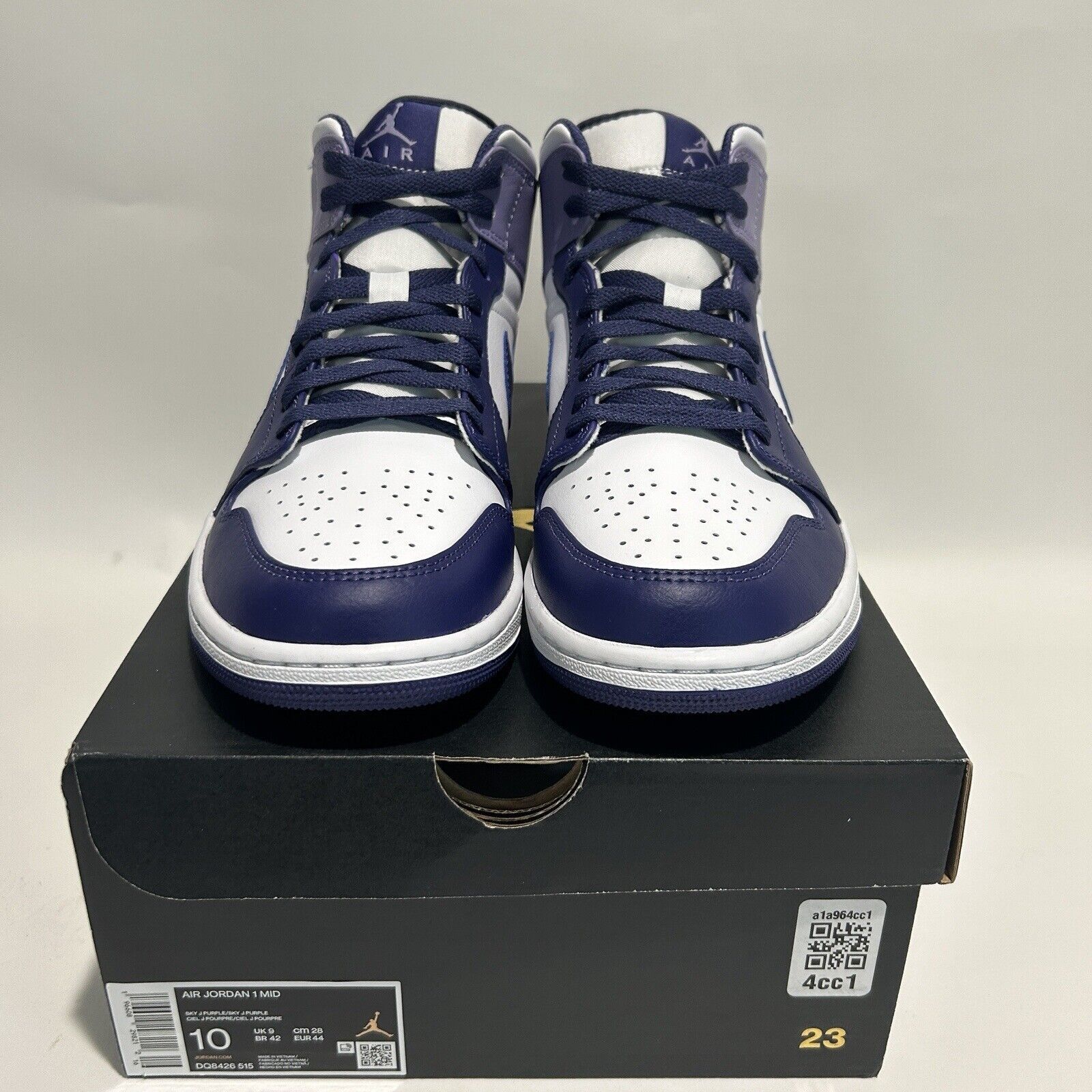 Nike Nike Air Jordan 1 Mid Retro “Sky J Purple” 2024 Size US 10 / EU 43 - 2 Thumbnail