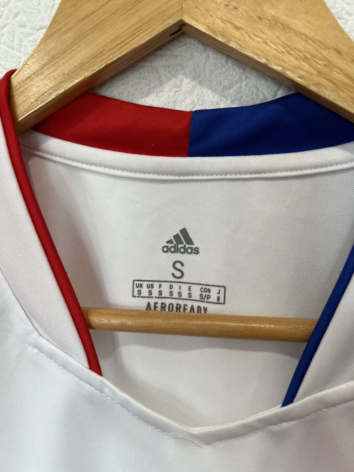 Adidas Adidas Lyon 2021/2022 Home Kit Soccer Jersey Size US S / EU 44-46 / 1 - 3 Thumbnail