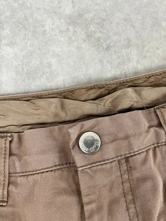 Dolce & Gabbana 2000s Dolce & Gabbana Beige Cargo Pants Size US 30 / EU 46 - 10 Thumbnail