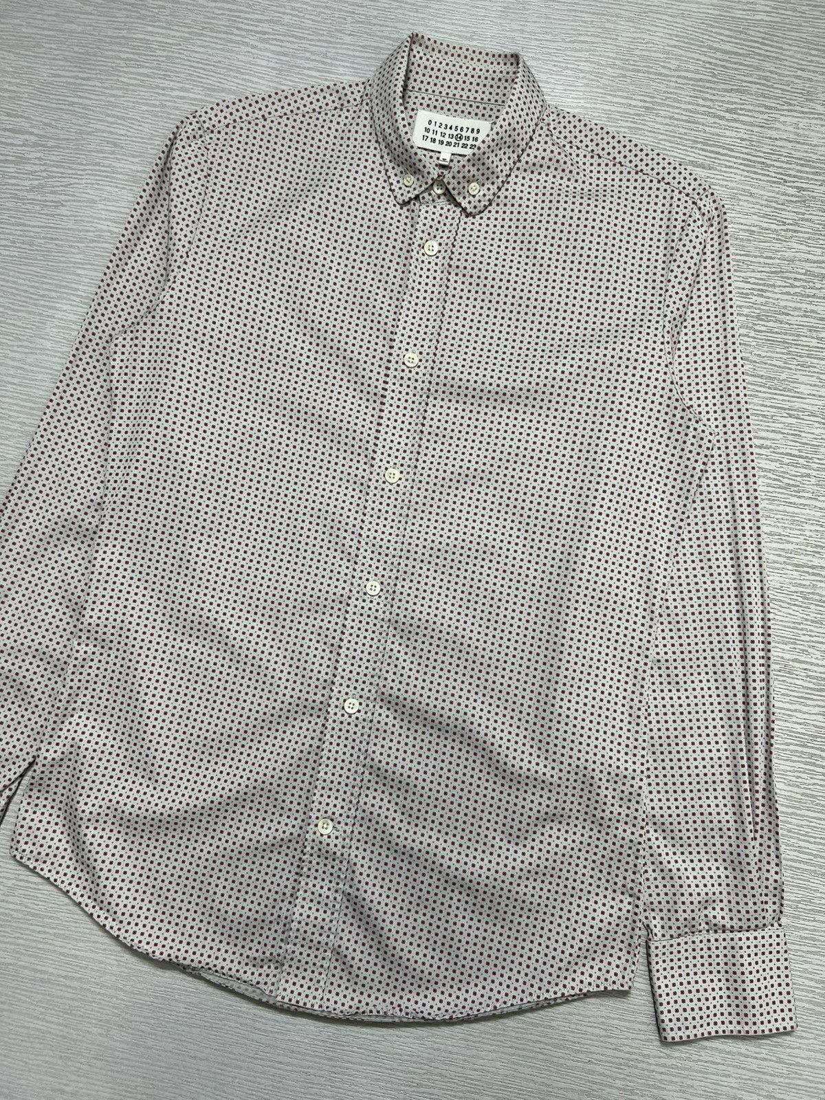 Maison Margiela Maison Margiela - Capsule Allover Print Button Up L/S Shirt Size US S / EU 44-46 / 1 - 4 Thumbnail