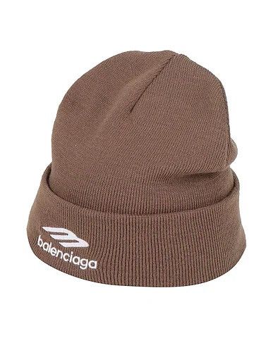 Balenciaga Balenciaga 3B Sport Icon Beanie Hat in brown Size ONE SIZE - 2 Thumbnail