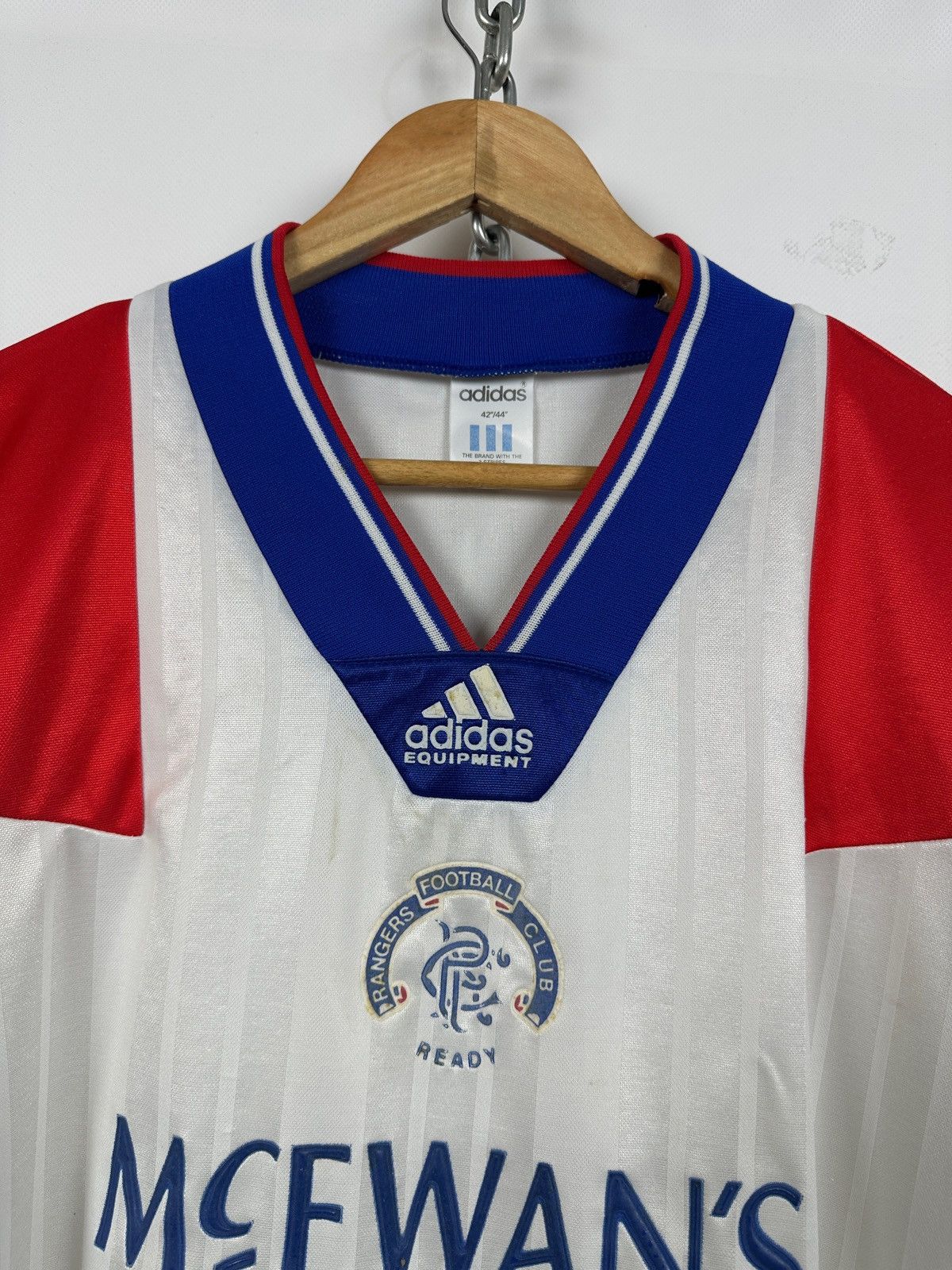 Adidas Vintage 1992/93 Adidas Glasgow Rangers Away Jersey Size US L / EU 52-54 / 3 - 5 Thumbnail
