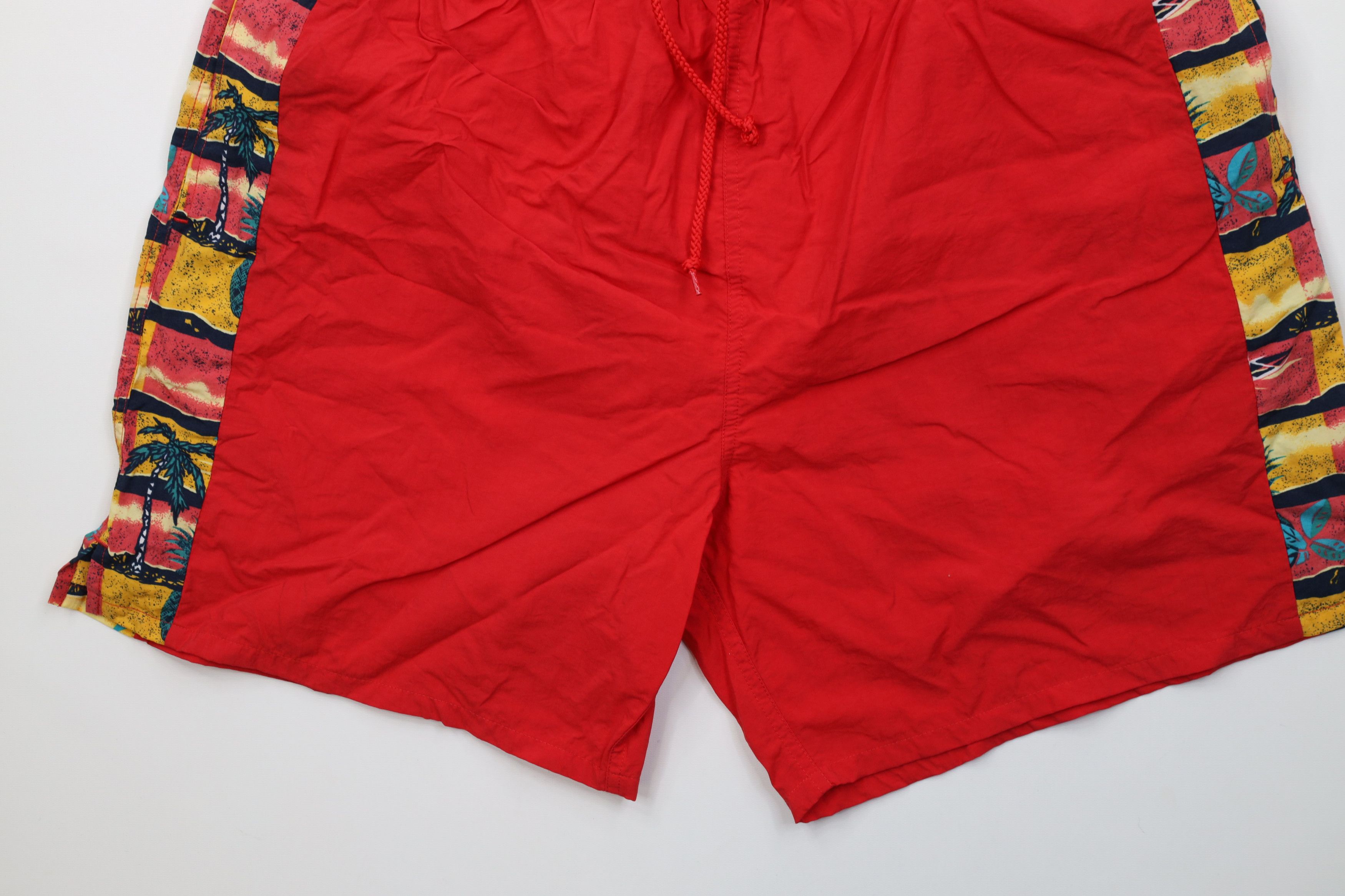 Vintage Vintage 90s Streetwear Surfing Beach Lined Shorts Trunks Size US 36 / EU 52 - 4 Thumbnail