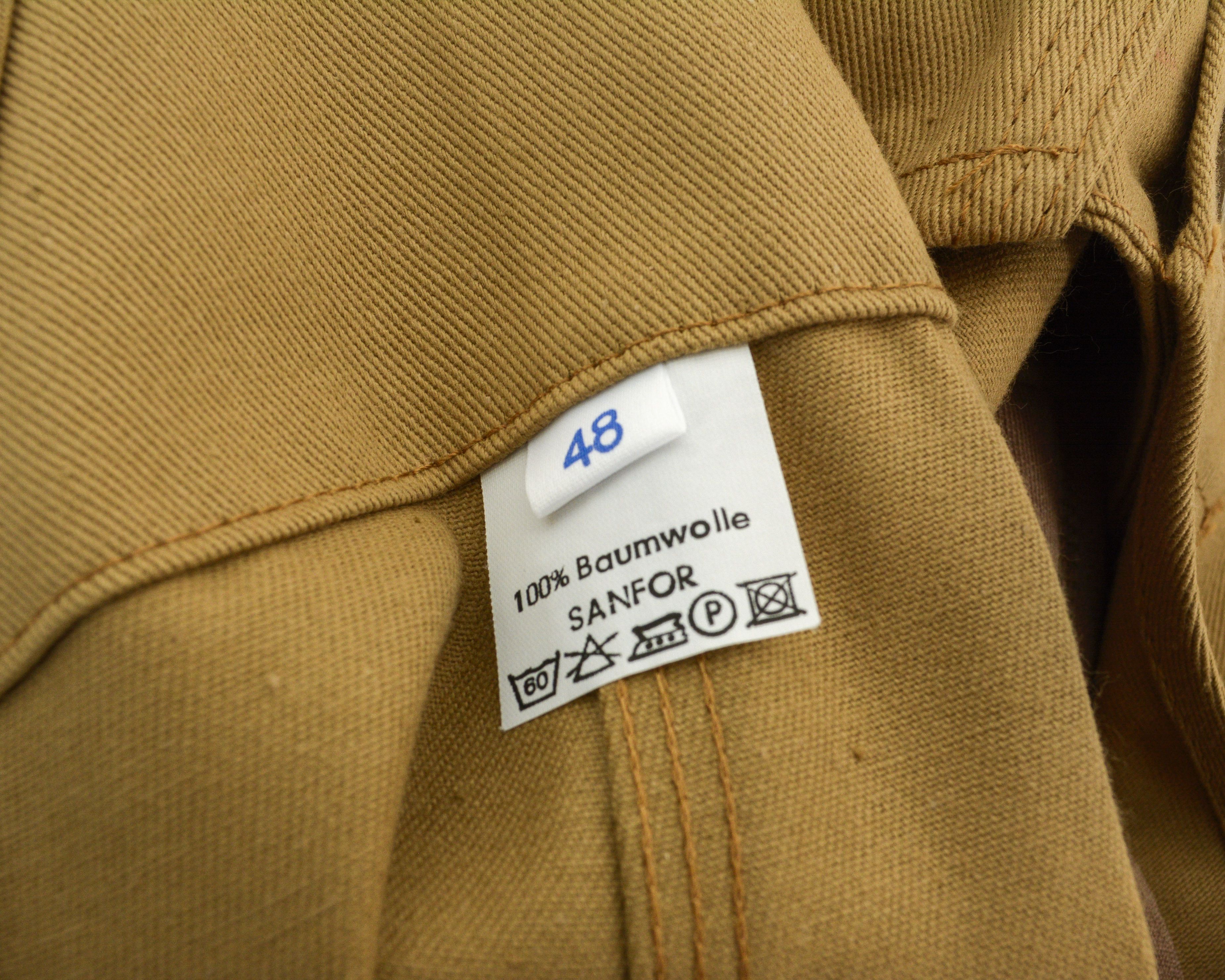 Le Laboureur Formtex S Sanfor Dungarees Work Pants Sleeveless Jumpsuit Size US 32 / EU 48 - 5 Thumbnail
