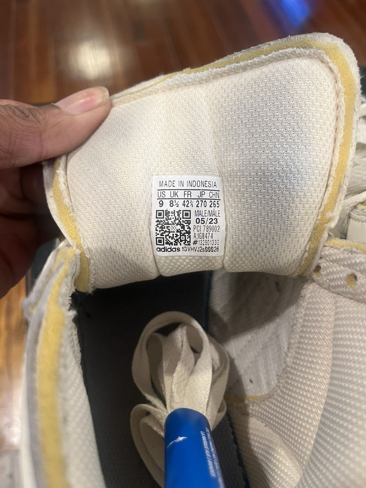 Adidas Adidas Pro Model High-Top Sneakers White/Off-White Size 9 Size US 9 / EU 42 - 11 Thumbnail