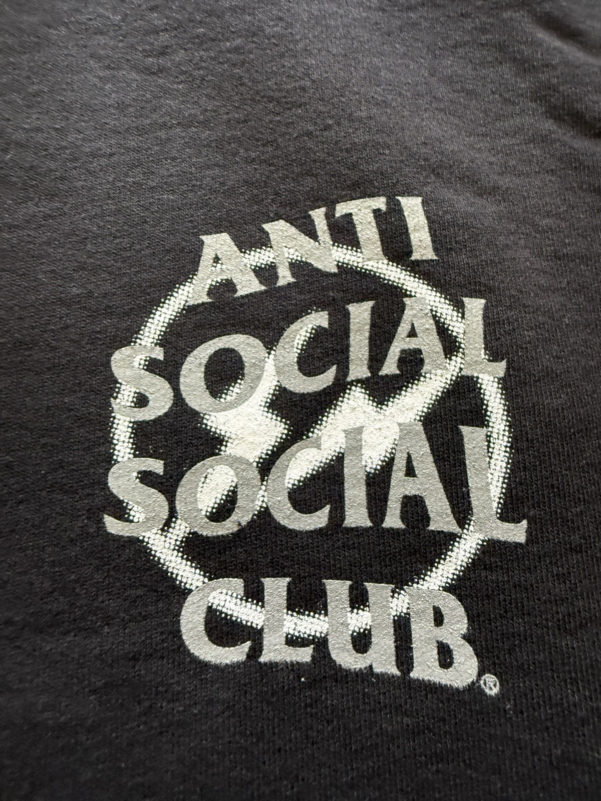 Anti Social Social Club × Fragment Design Anti Social Social Club x Fragment Hoodie Black Grey XXL Size US XXL / EU 58 / 5 - 2 Thumbnail