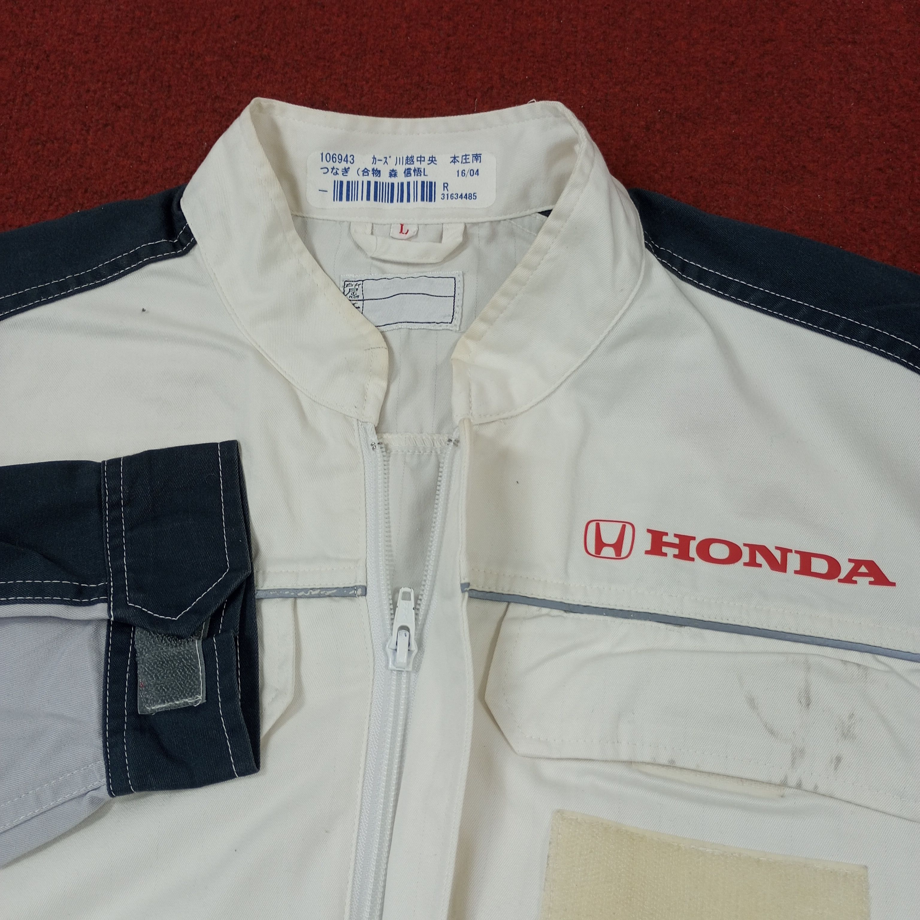 Honda × Vintage Honda Japanese Motorsports Racing Workwear Coverall Jacket Size US M / EU 48-50 / 2 - 9 Thumbnail