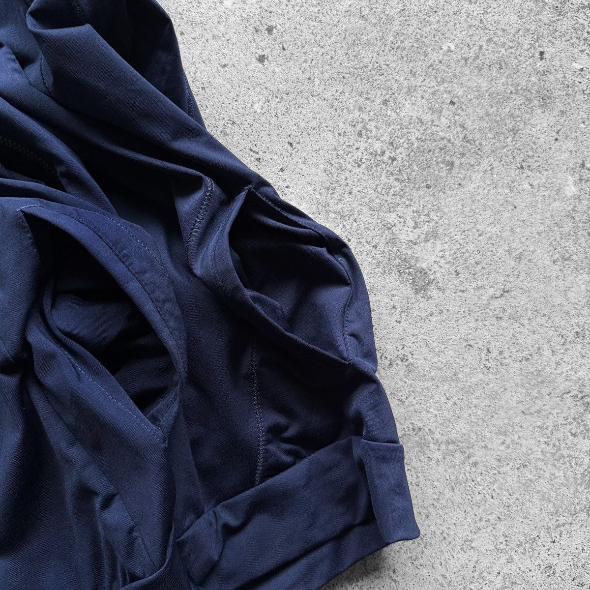 Adidas Adidas Navy Blue ClimaCool Full Zip 3 Stripe Hooded Jacket Size S / US 4 / IT 40 - 6 Thumbnail