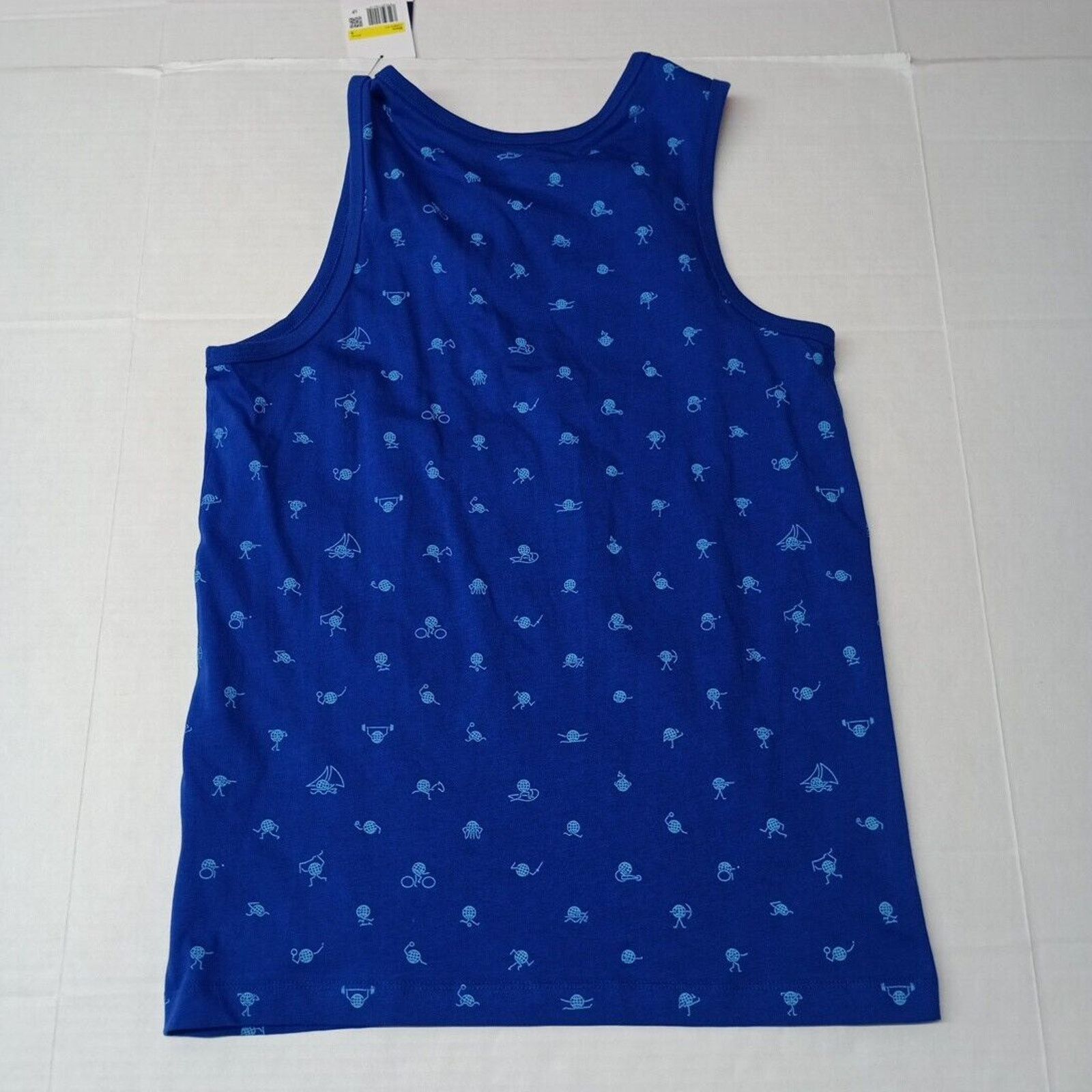 Nike Nike USA Club Tank Top Mens S Blue All Over Print FN0879-417 Size US S / EU 44-46 / 1 - 7 Thumbnail