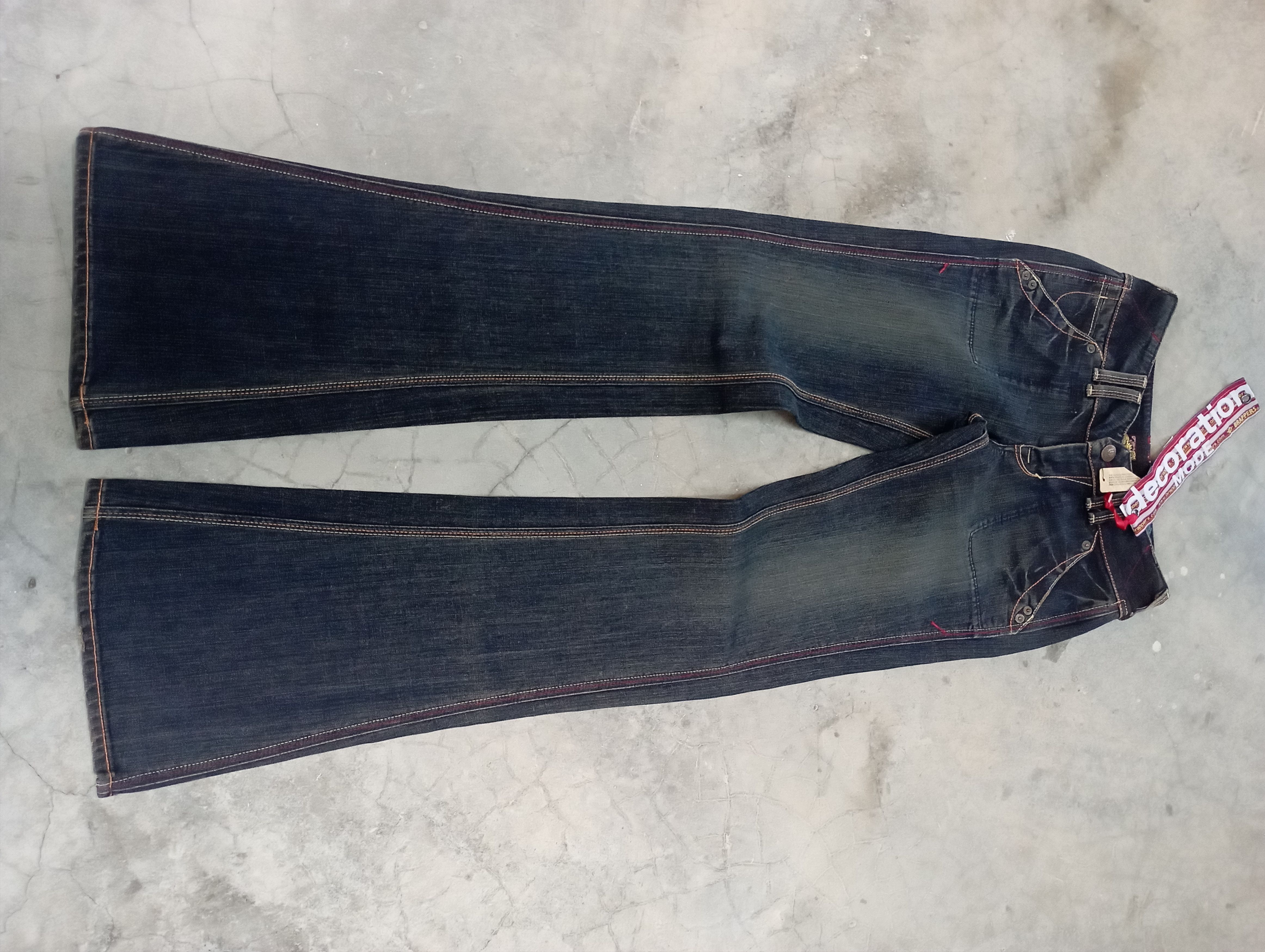 image of If Six Was Nine x Jean Flare Jeans Made In Jpn New Mud Rusty Brapper Bootcut Jeans, Men's (Size 26)