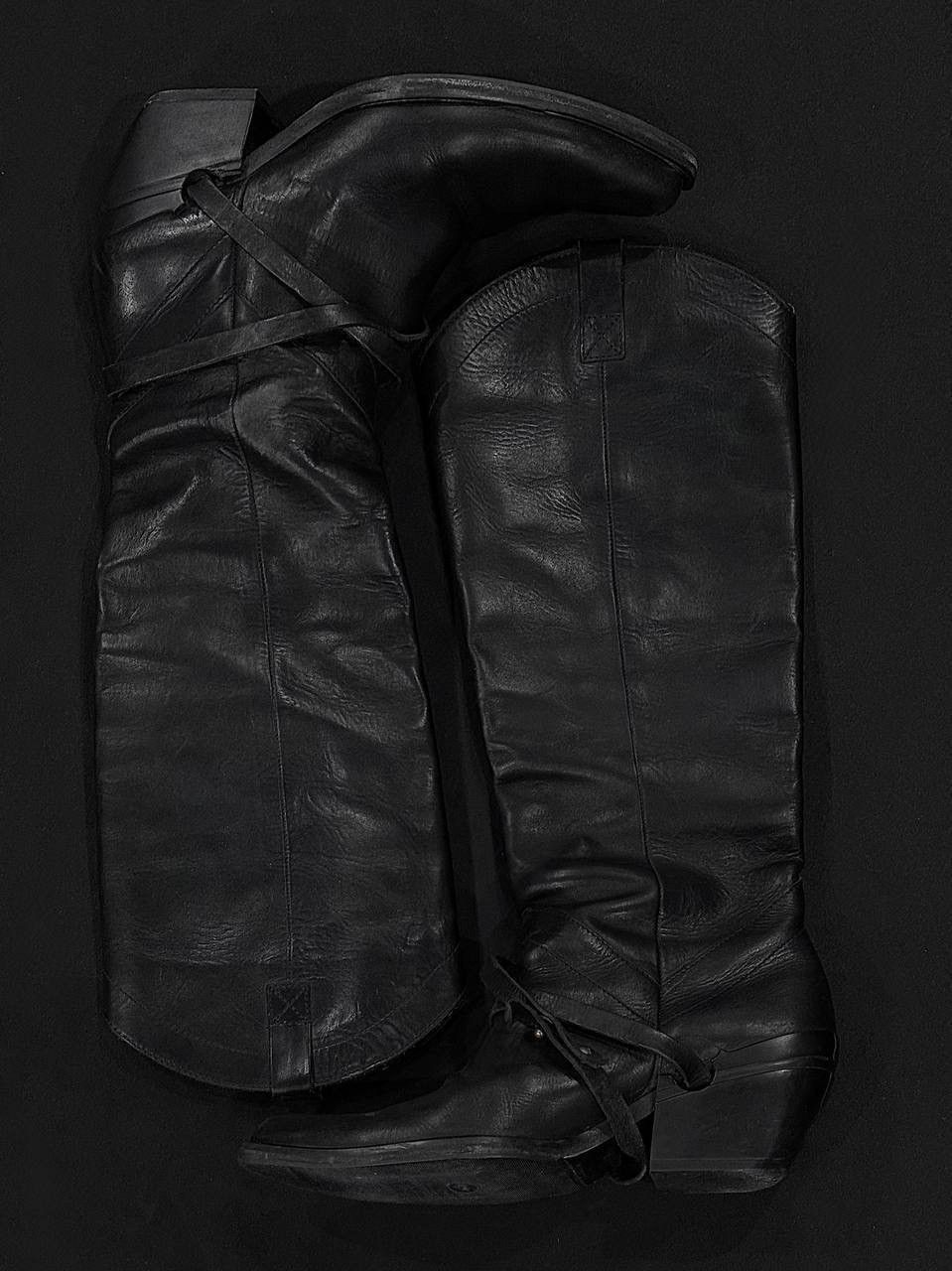 Dirk Bikkembergs Dirk Bikkembergs Leather Bondage Boots Size US 8.5 / IT 38.5 - 7 Thumbnail