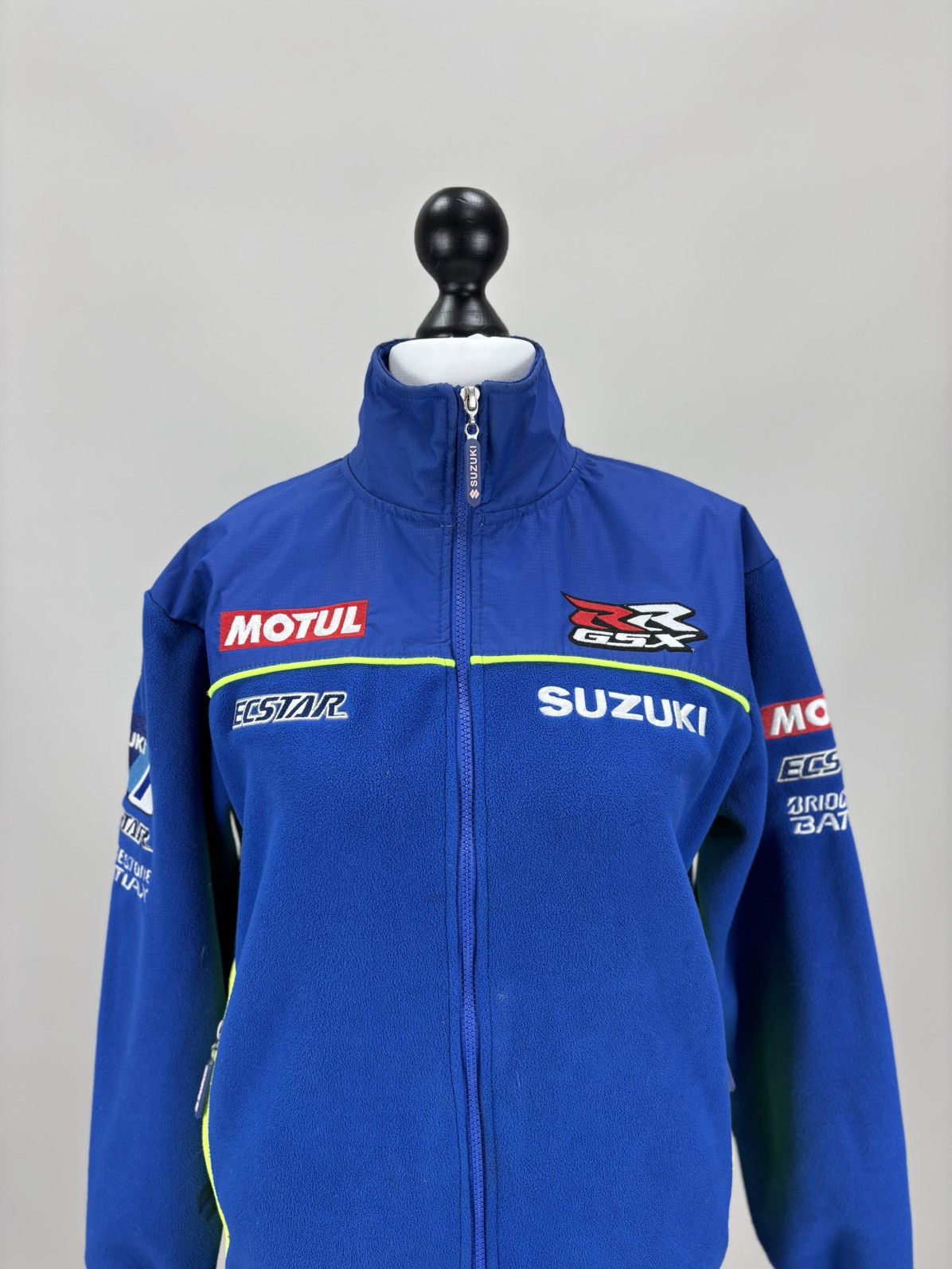 Designer Womens fleece jacket Suzuki Team Size XS/S Color Blue Size XS / US 0-2 / IT 36-38 - 2 Thumbnail