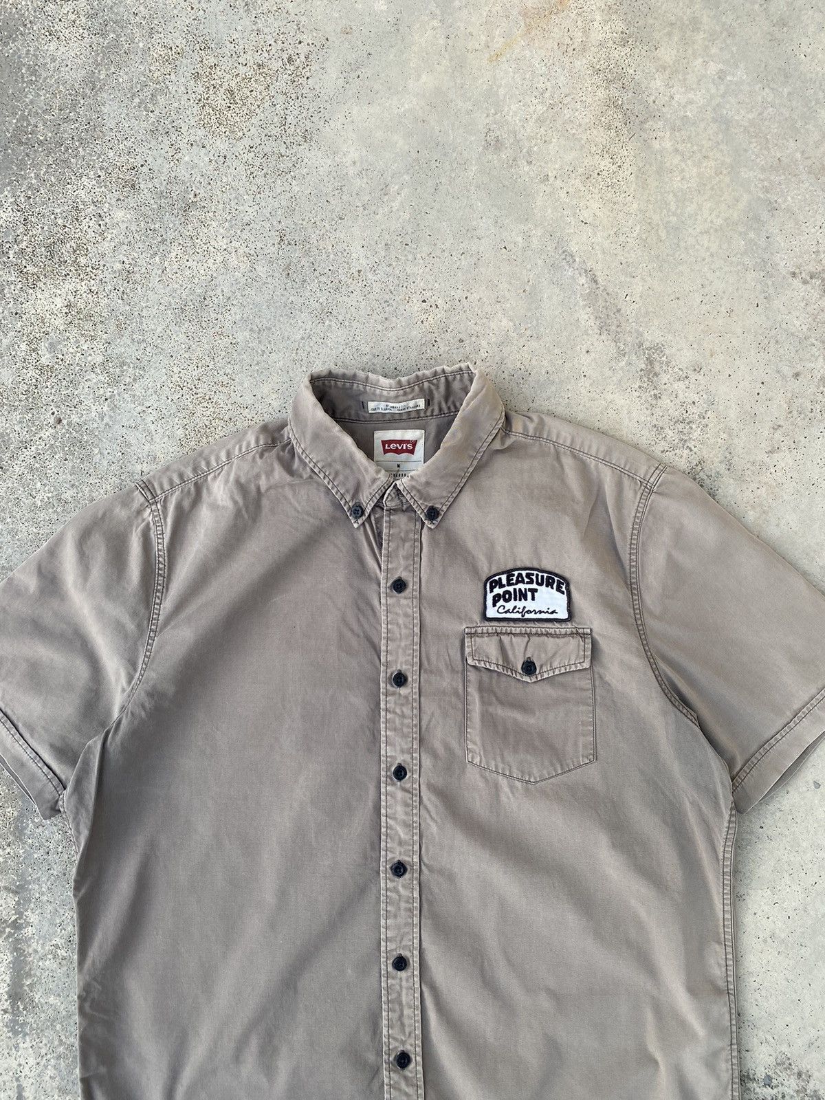 Levi's 2000s Faded Levis Crazy Patches Design Shirt Size US L / EU 52-54 / 3 - 5 Thumbnail