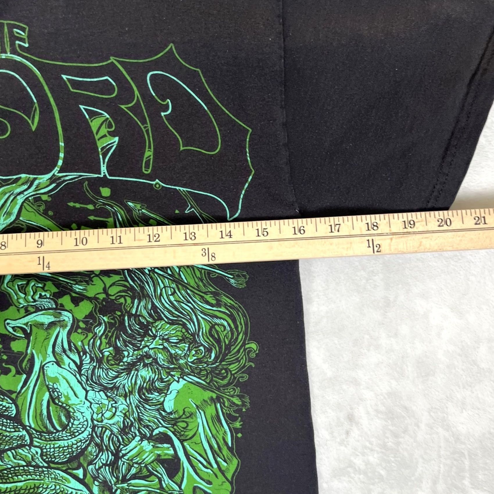 Hanes VINTAGE The Sword T-Shirt Black Green Graphic Band Rock Mens XS? Size US S / EU 44-46 / 1 - 5 Thumbnail