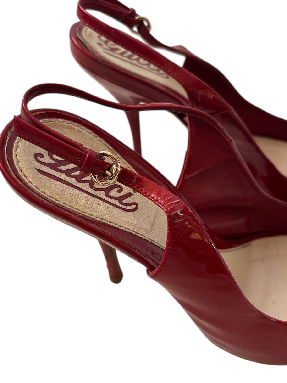 Gucci Gucci Patent leather heels Size US 6 / IT 36 - 8 Thumbnail