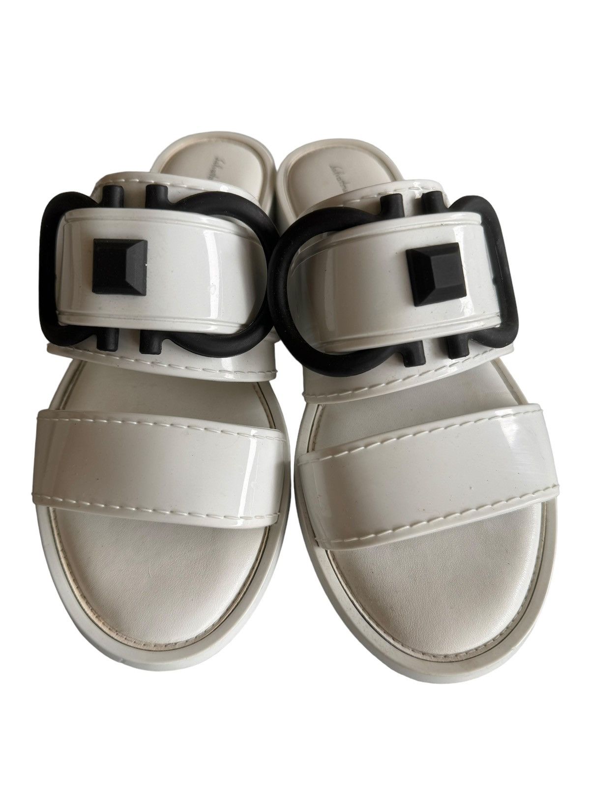 Salvatore Ferragamo Ferragamo Flat Sandals Size US 7 / IT 37 - 1 Thumbnail