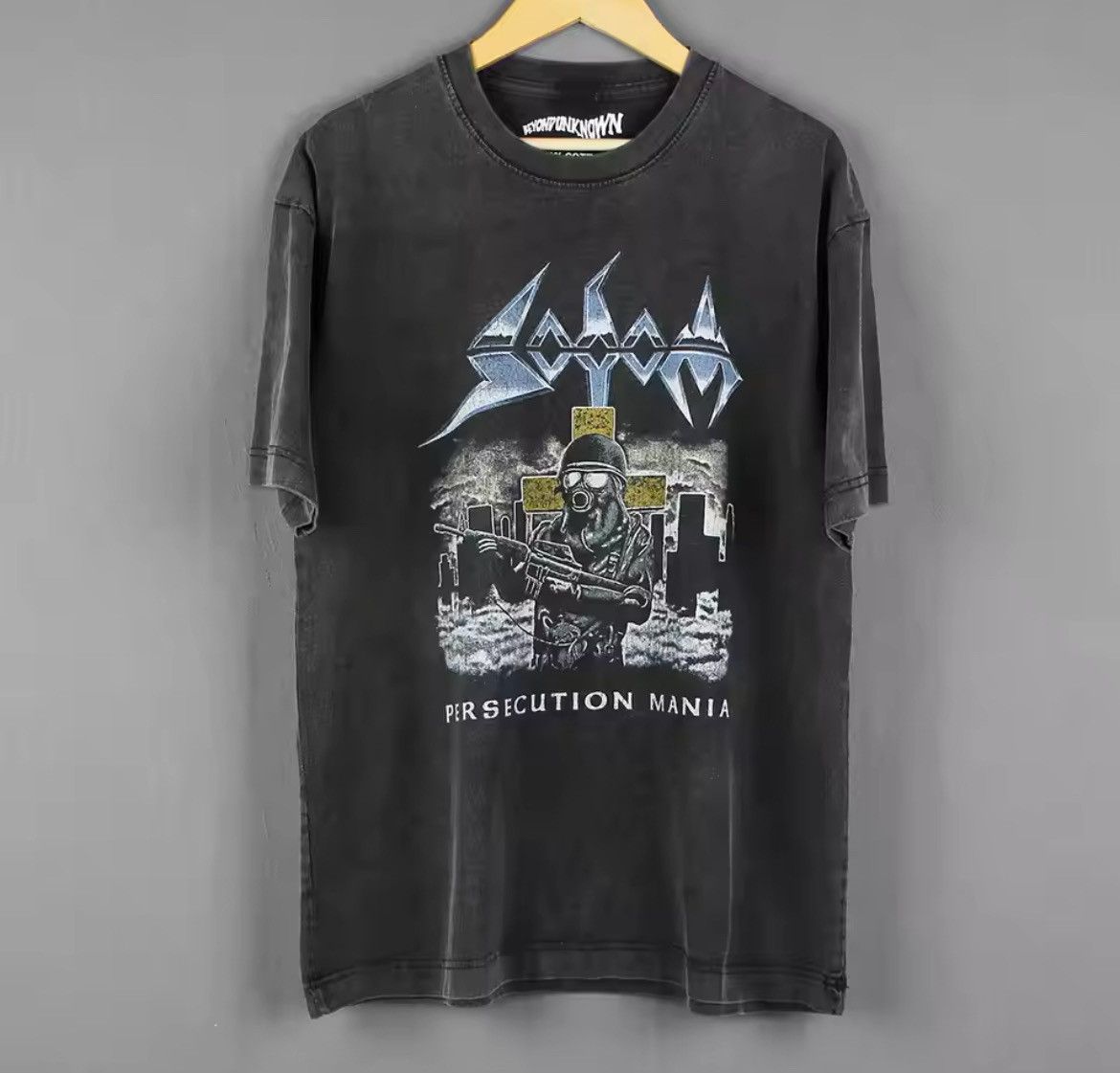 Japanese Brand × Vintage 'SODOM' Persecution Mania Graphic Printed T Shirt Size US L / EU 52-54 / 3 - 1 Thumbnail