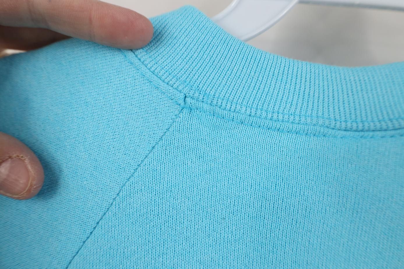 Vintage Vintage 90s Streetwear Raglan Crewneck Sweatshirt Blue USA Size XL / US 12-14 / IT 48-50 - 8 Thumbnail